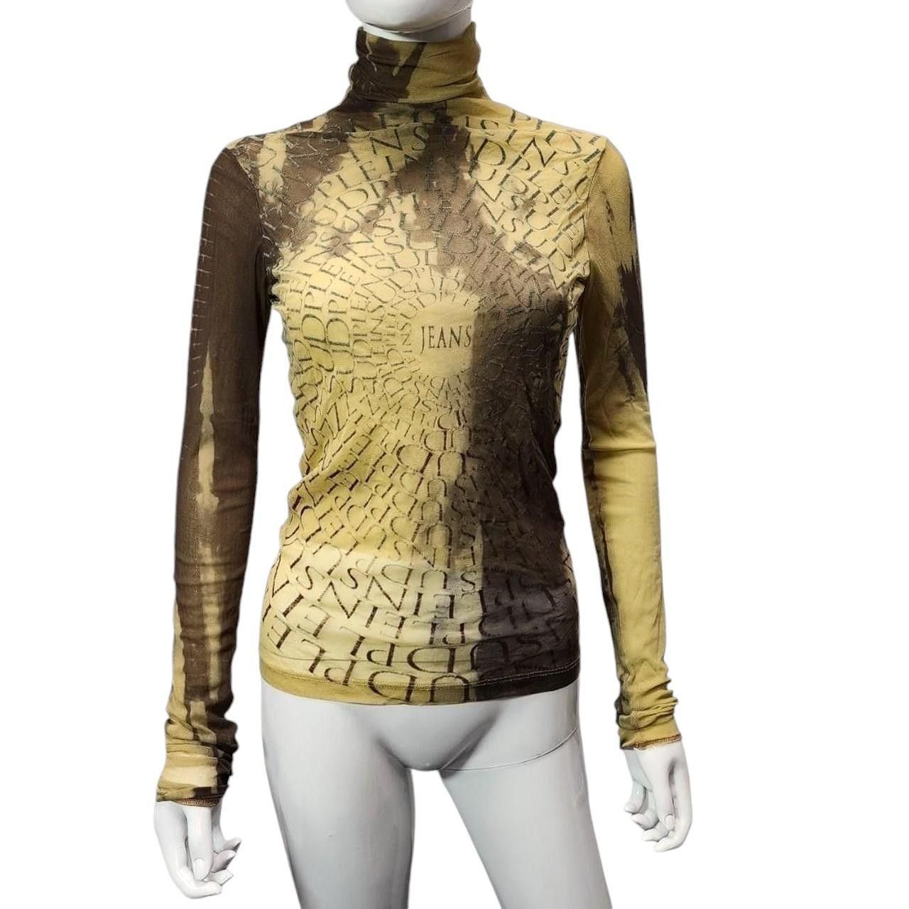 Plein Sud Faycal Optical Illusion Trompe L’Oeil Mesh Top