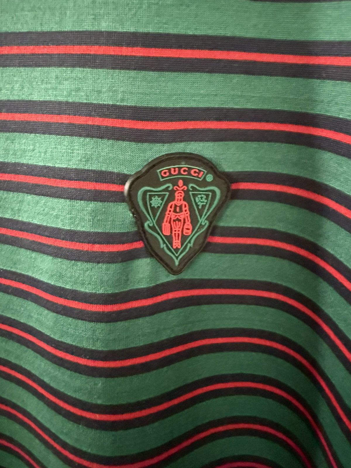 Gucci Gucci monogram logo stripe relaxed T-shirt horizontal Size US L / EU 52-54 / 3 - 6 Thumbnail