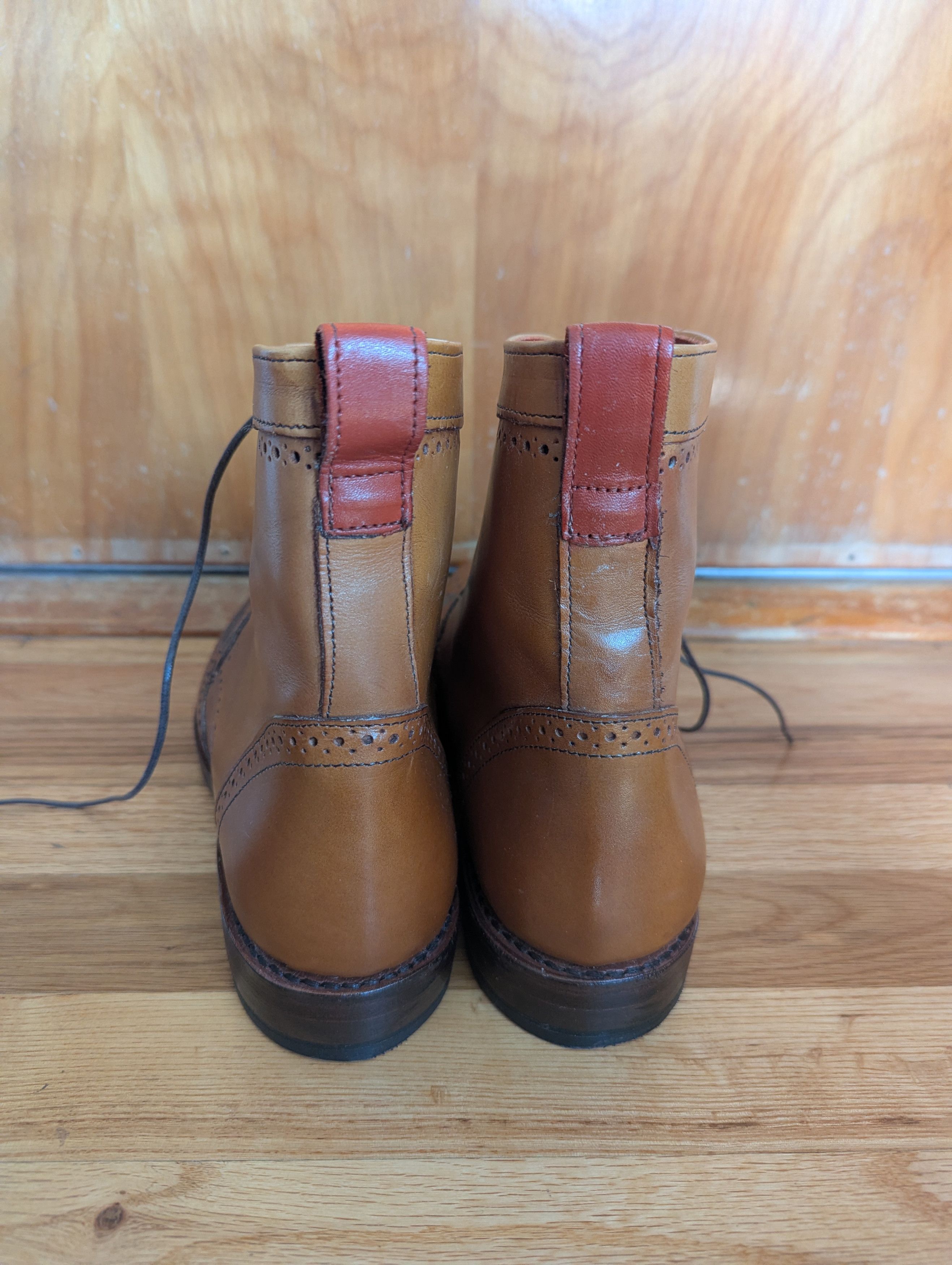 Allen Edmonds New Allen Edmonds Dalton Wingtip Boots Tan Size US 9.5 / EU 42-43 - 2 Thumbnail