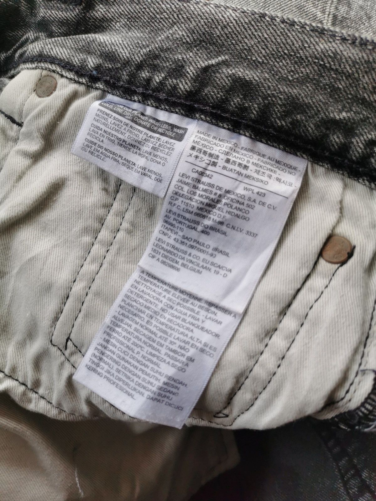 Levi's Levis 501 Denim Jeans Size US 35 - 8 Thumbnail