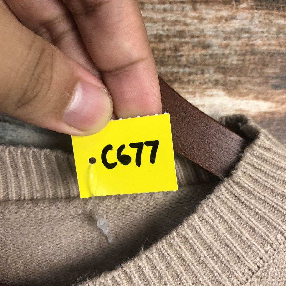 Homespun Knitwear × Japanese Brand DL Japanese Brand Beige Knitwear #C677 Size M / US 6-8 / IT 42-44 - 9 Thumbnail