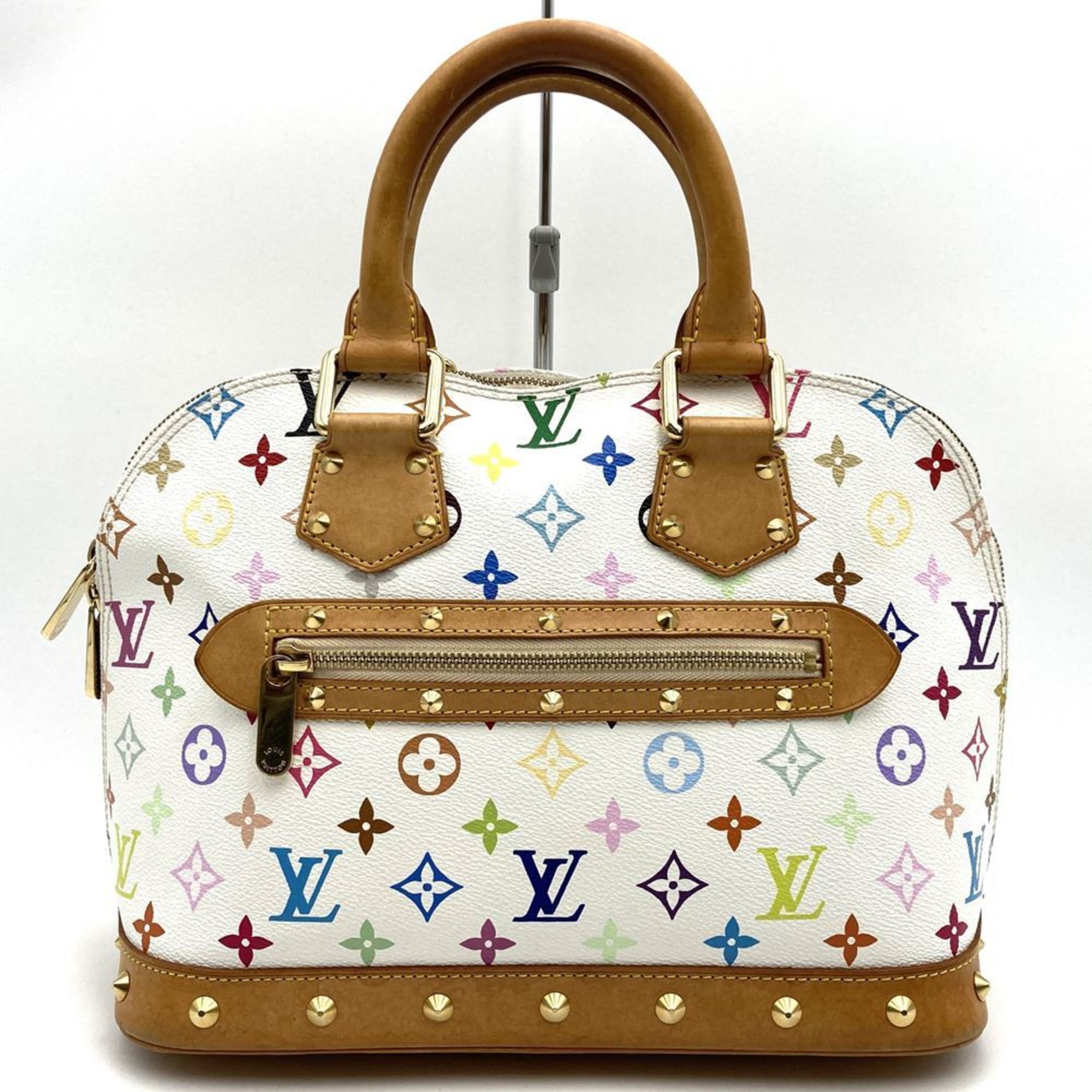 Louis Vuitton LOUIS VUITTON M92647 Alma (old) handbag, white, monogram multicolor Size ONE SIZE - 1 Thumbnail