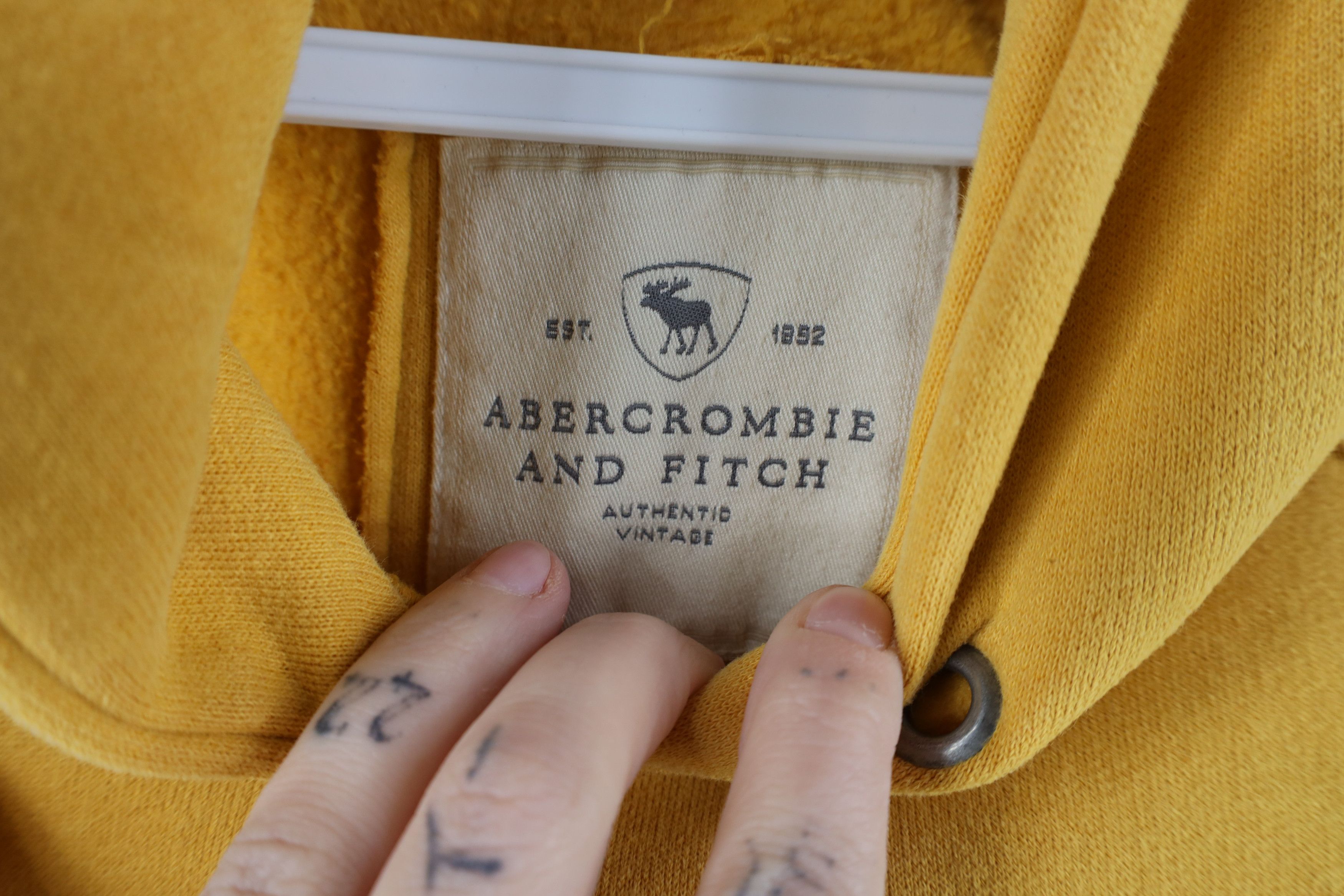 Abercrombie & Fitch Vintage 90s Y2K Abercrombie & Fitch Heavyweight Hoodie Size XL / US 12-14 / IT 48-50 - 10 Thumbnail