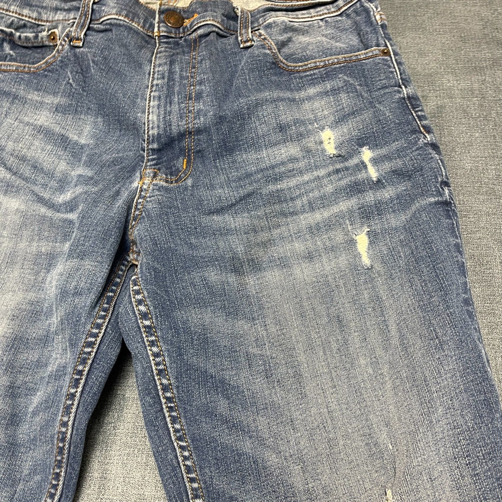Vintage Goodfellow & Co Jeans Mens 34x30 Blue Denim Stretch Total Flex Athletic Straight Jeans Mens 34x30 Blue Denim Stretch Total Flex Athletic Straight Size US 34 / EU 50 - 5 Thumbnail