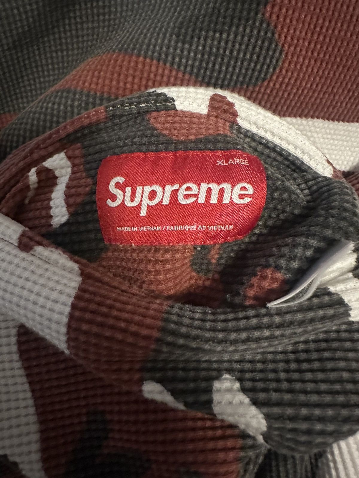 Supreme Supreme Reversible Work Zip Up Hooded Sweatshirt 'Ash Grey' Size US XL / EU 56 / 4 - 4 Thumbnail