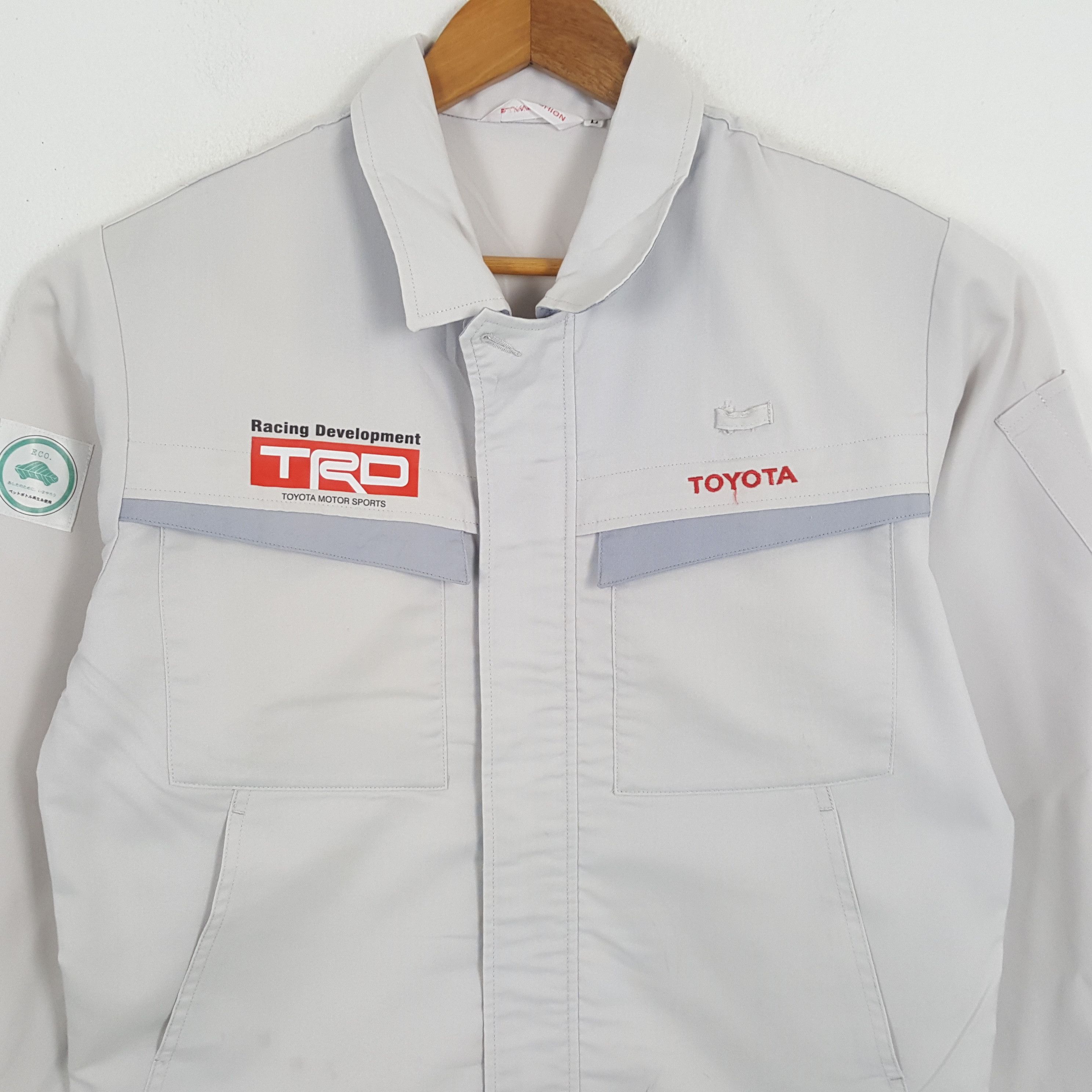 Japanese Brand × Vintage Vintage TRD TOYOTA MOTORSPORT Japanese Racing Custom Jacket Size US M / EU 48-50 / 2 - 4 Thumbnail