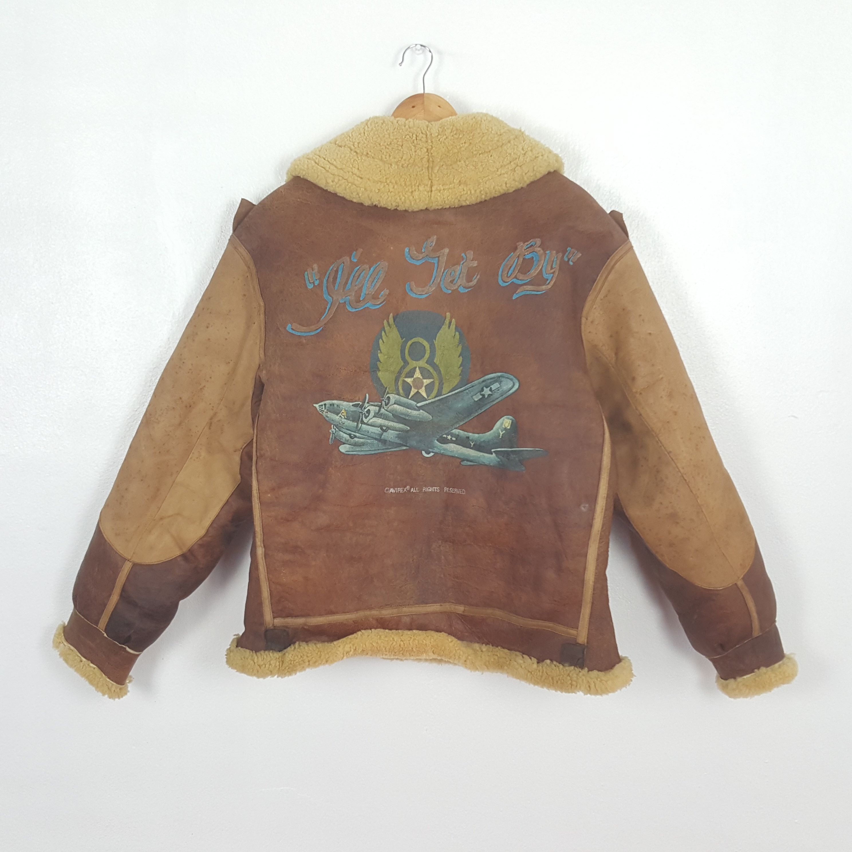 Avirex Vintage Avirex Air Force Winter Leather Jacket C303N9 Size US L / EU 52-54 / 3 - 1 Thumbnail