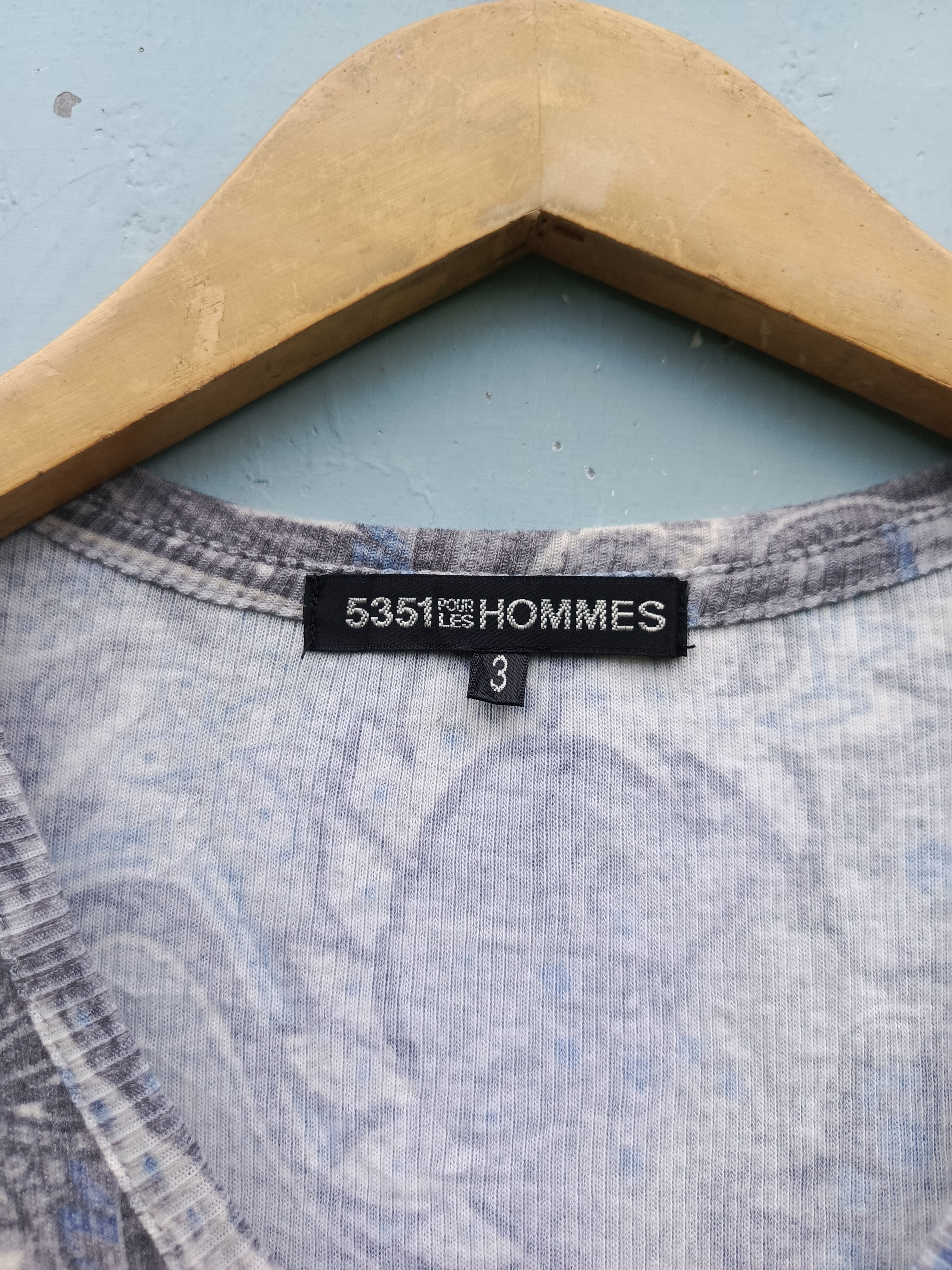 5351 POUR LES HOMMES 5351 pour les hommes Paisley pattern tshirt Size US L / EU 52-54 / 3 - 5 Thumbnail