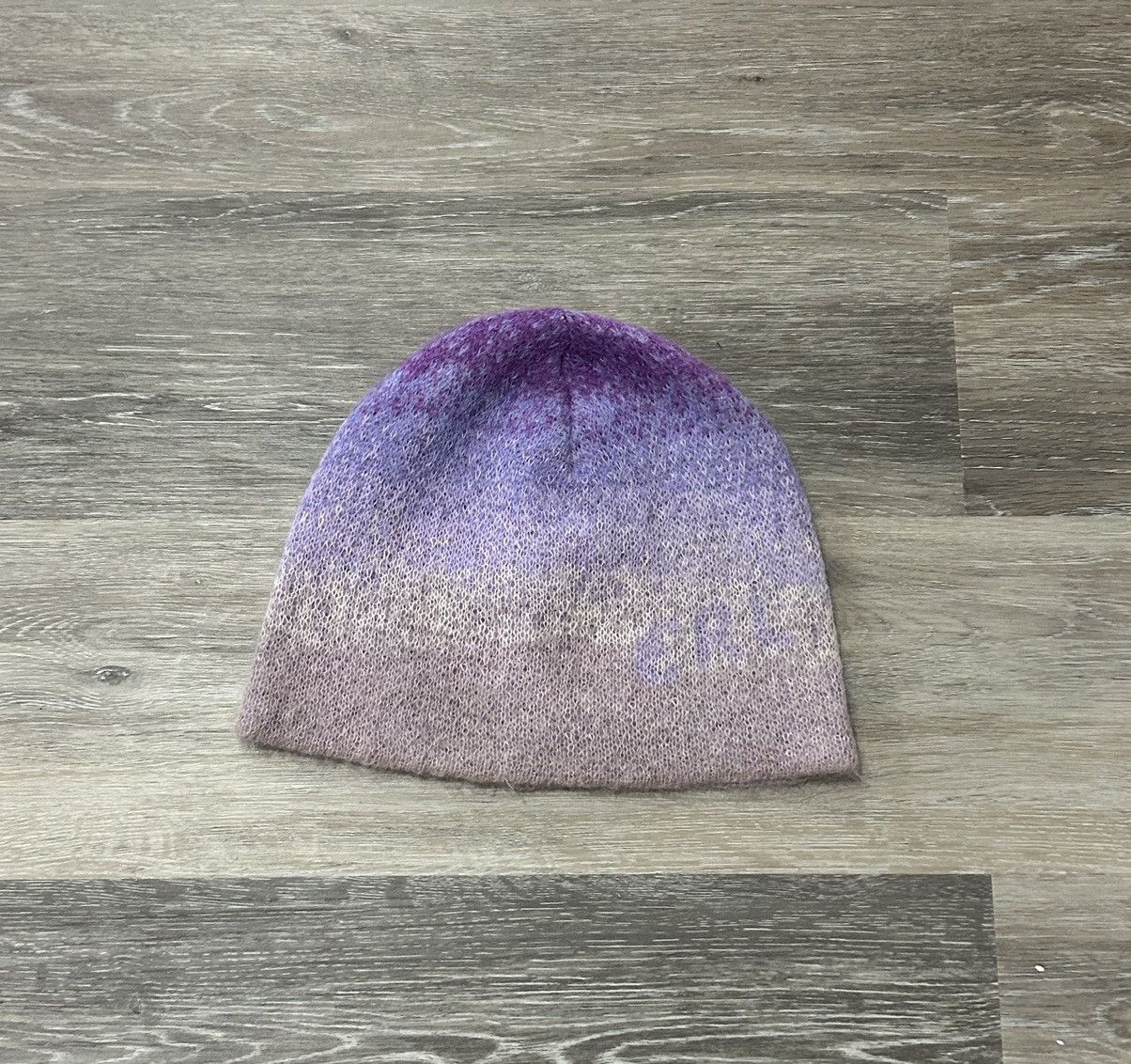 ERL ERL Purple Gradient Mohair Beanie Size ONE SIZE - 1 Thumbnail
