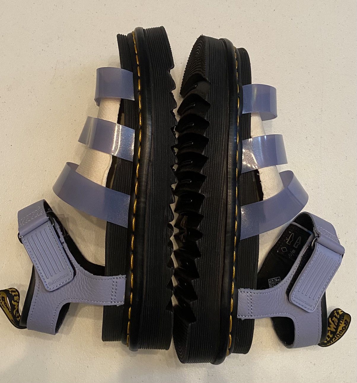 Dr. Martens Dr. Martens Blaire Jelly Sandals Zen Blue Glitter 10 US VGC Size US 10 / IT 40 - 4 Thumbnail