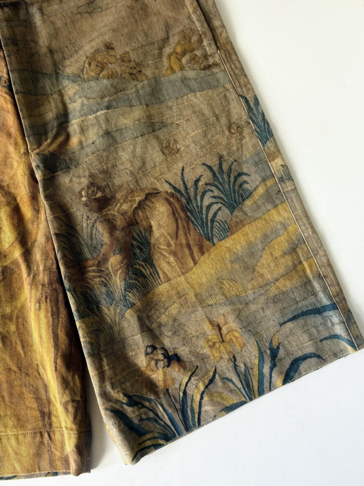 Dries Van Noten Dries Van Noten Pastoral Tapestry Print Shorts Size US 43 - 5 Thumbnail