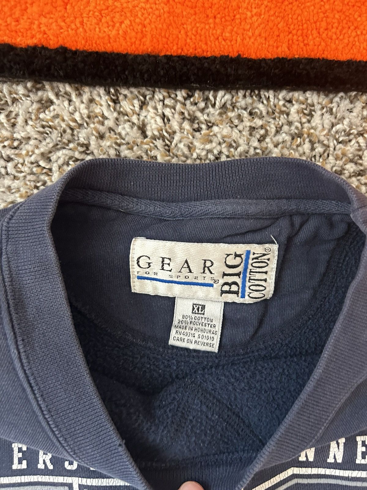 Vintage VNTG UC basketball Boxy Crewneck Size US XL / EU 56 / 4 - 3 Thumbnail
