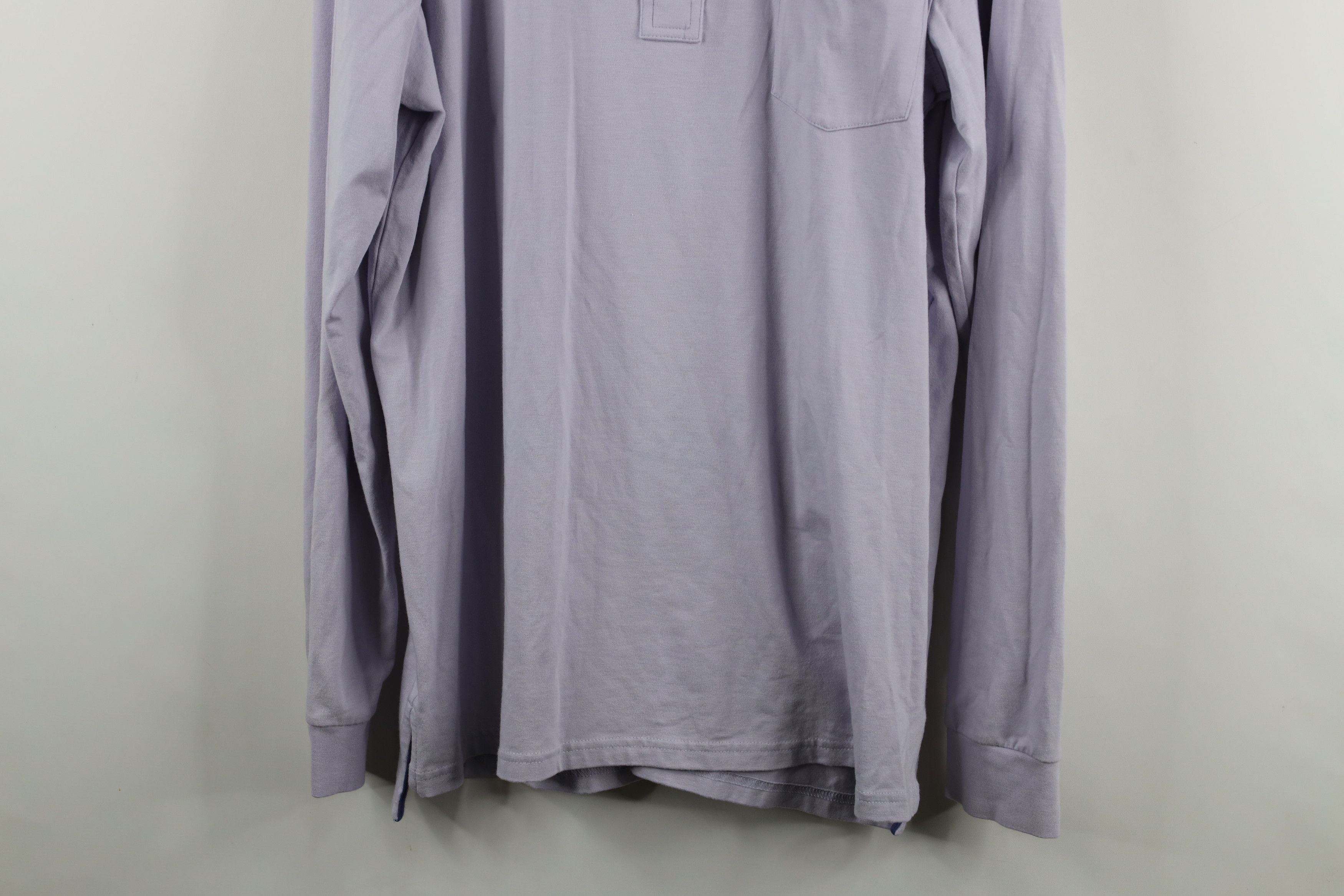 Vintage Greyson Clothiers Long Sleeve Collared Polo Shirt Purple Size US L / EU 52-54 / 3 - 3 Thumbnail