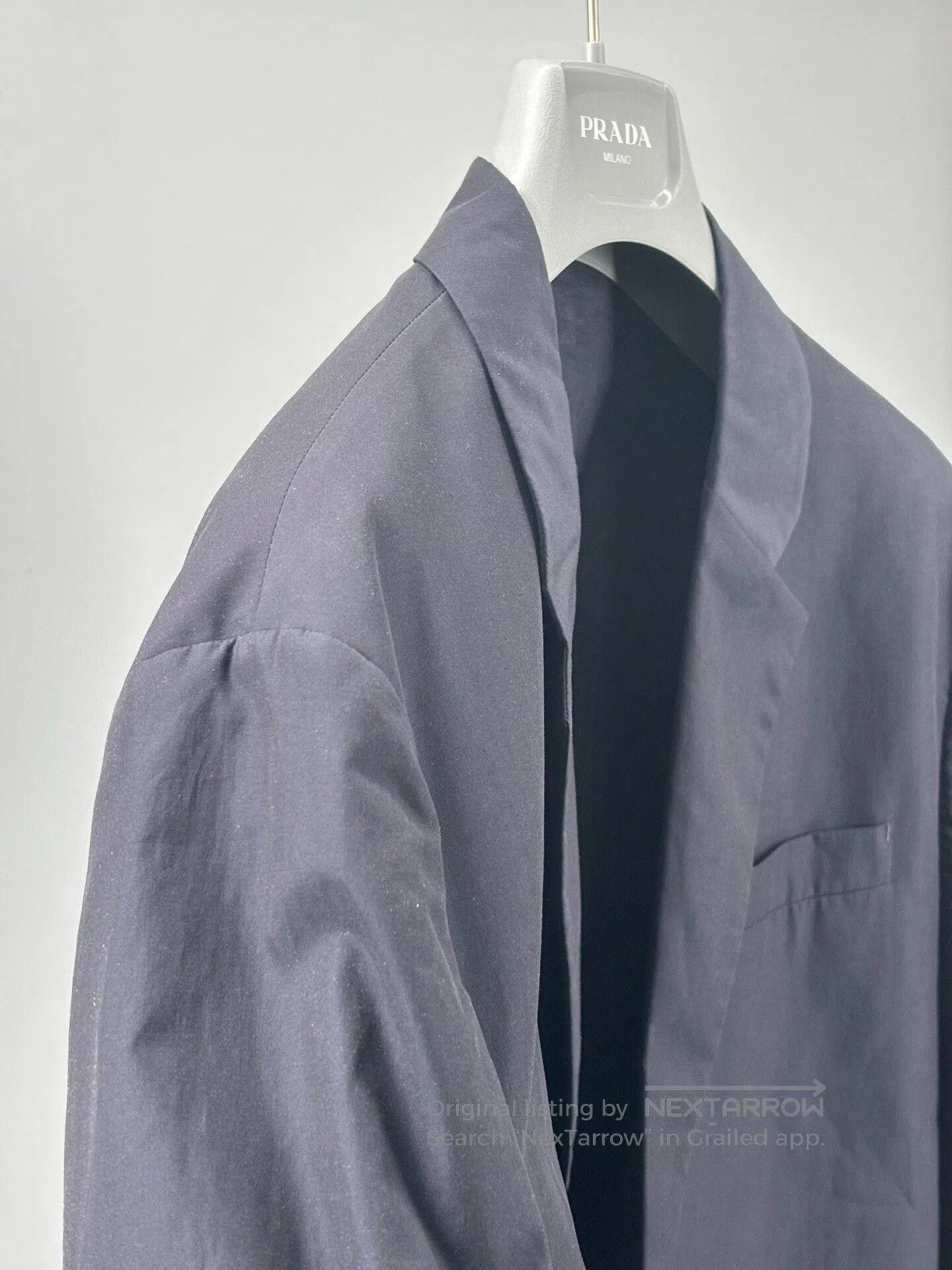 Prada prada men's tailored blue blazer jacket. Size US L / EU 52-54 / 3 - 2 Thumbnail