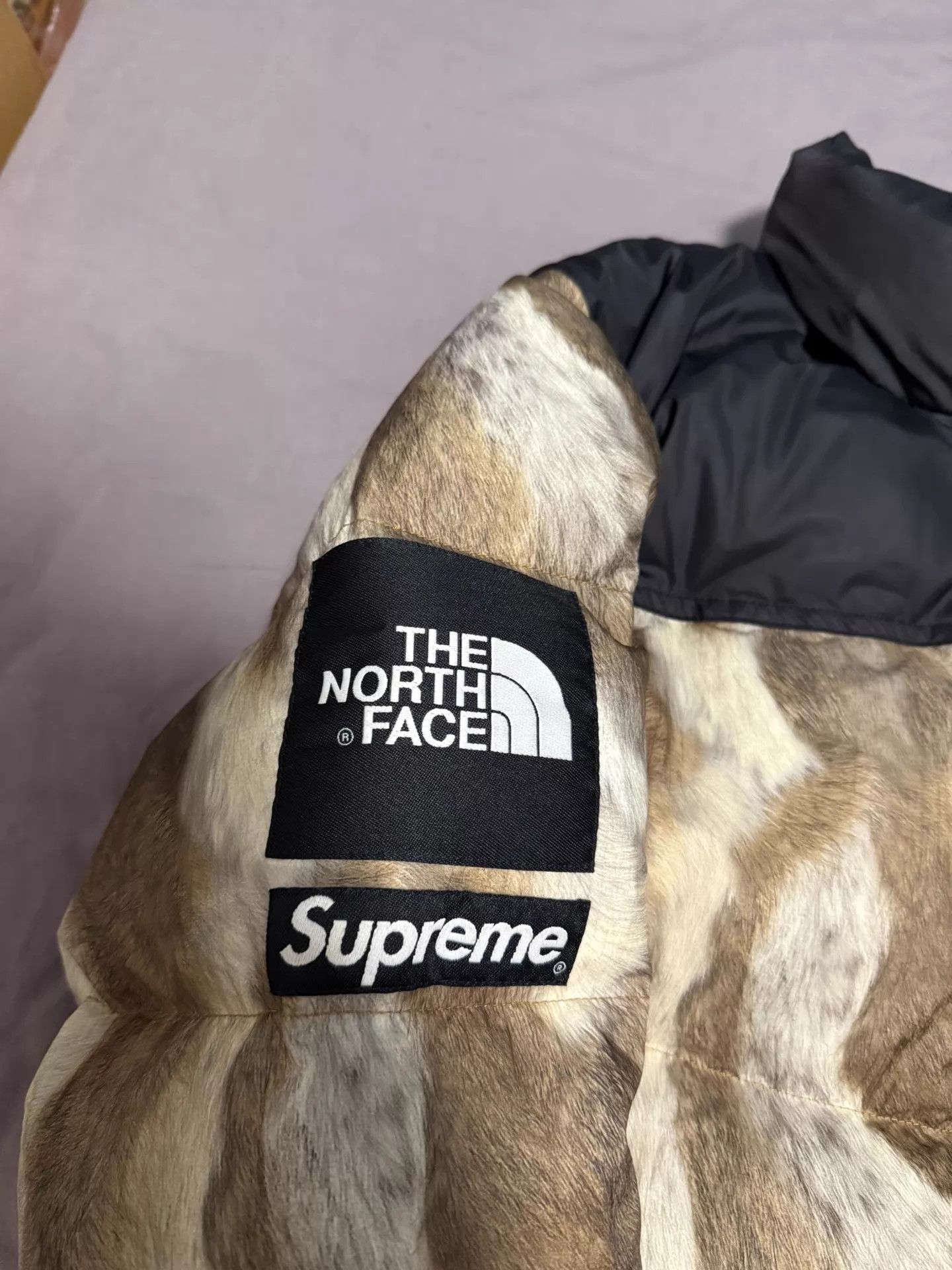 The North Face TNF Nuptse Jacket Fur Horsehair Down Mint Size US M / EU 48-50 / 2 - 2 Thumbnail
