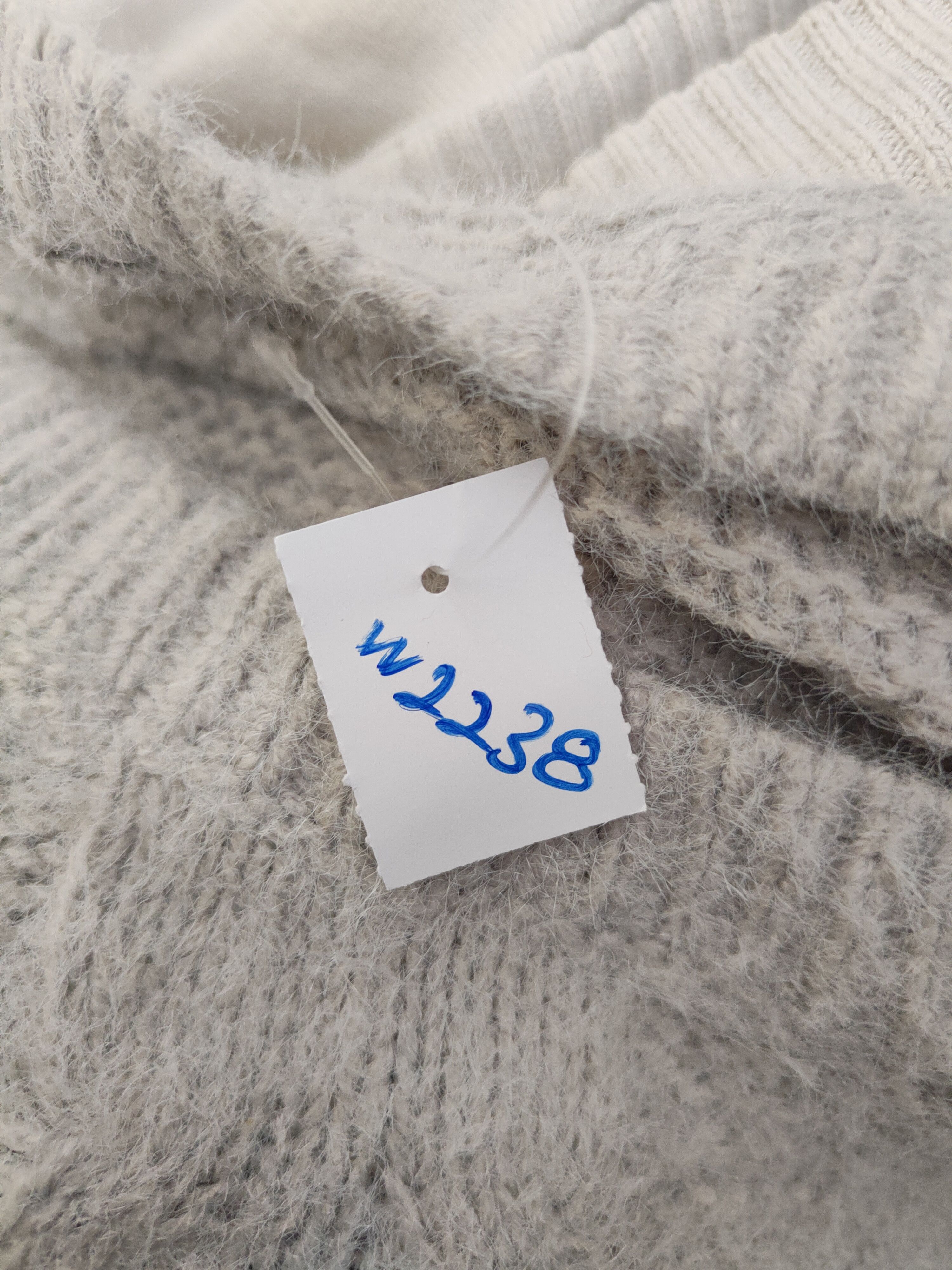 Japanese Brand × Vintage Kobe Lettuce Gray Shag Shaggy Fur Mohair Knitwear #W2238 Size M / US 6-8 / IT 42-44 - 14 Thumbnail