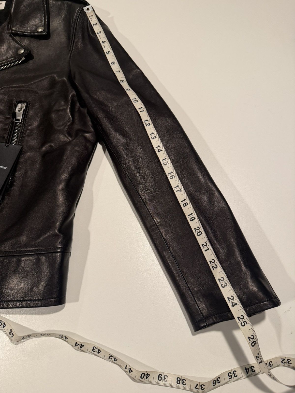 Saint Laurent Paris Saint Laurent Hedi Slimane leather jacket. 56/XL. Size US XL / EU 56 / 4 - 5 Thumbnail