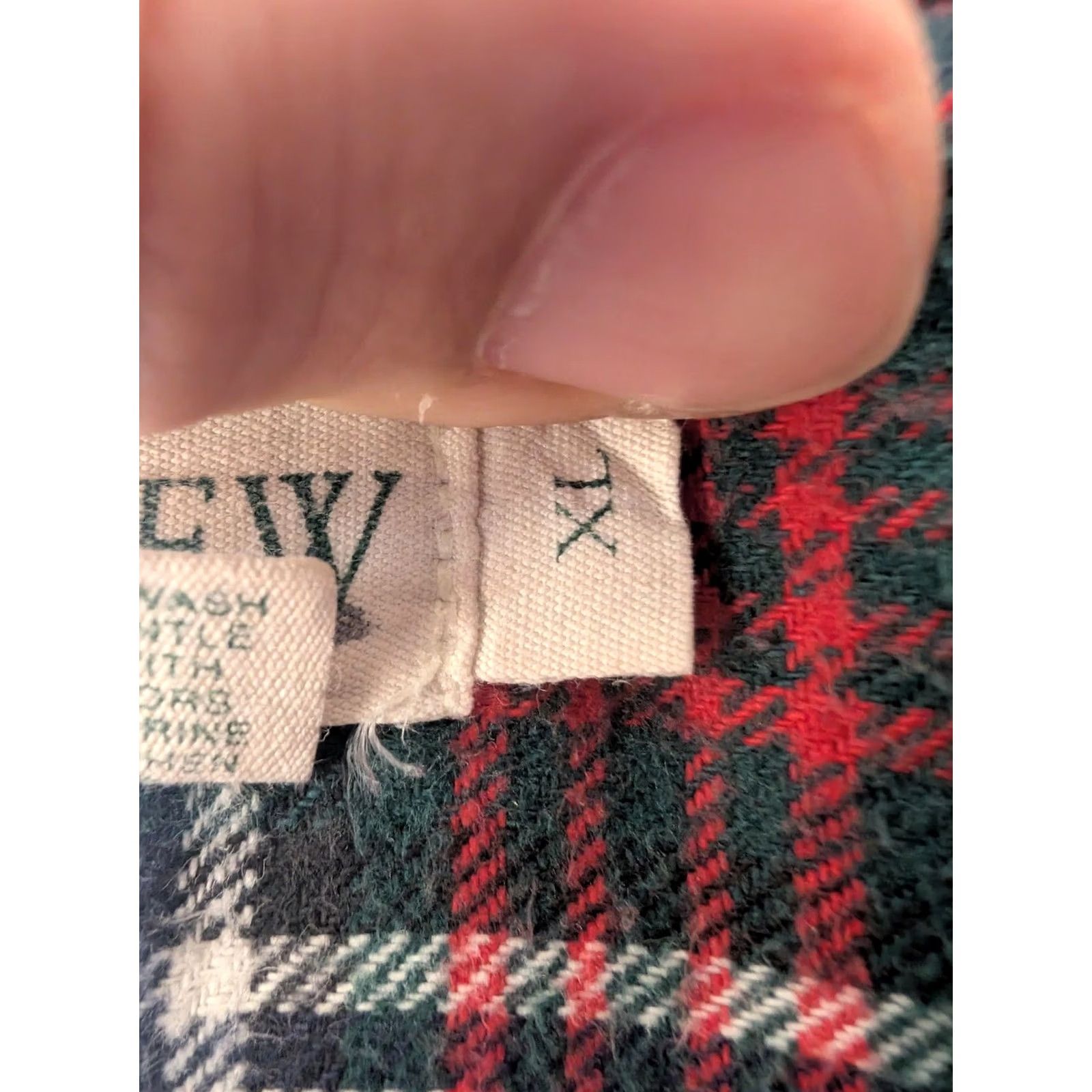 J.Crew VINTAGE J.CREW Oarsmen Flannel Shirt Mens XL Red Green Plaid Long Sleeve Button Up Size US XL / EU 56 / 4 - 6 Thumbnail