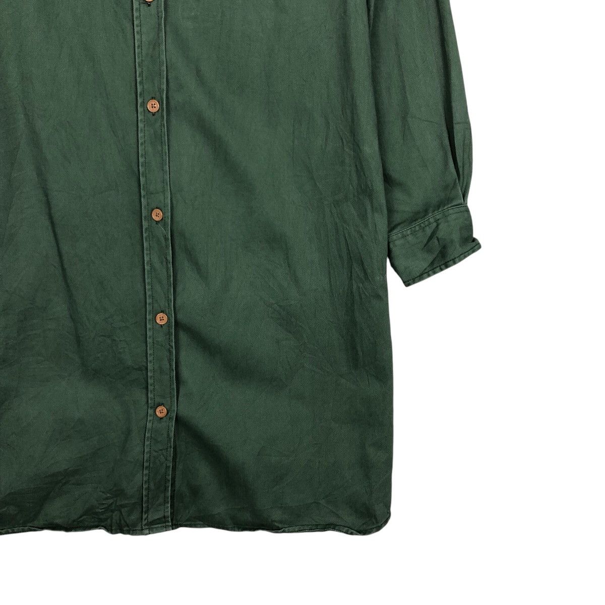 Japanese Brand 📌Vintage Titicaca Shirt Jacket Military Design Rich Green Size US M / EU 48-50 / 2 - 6 Thumbnail