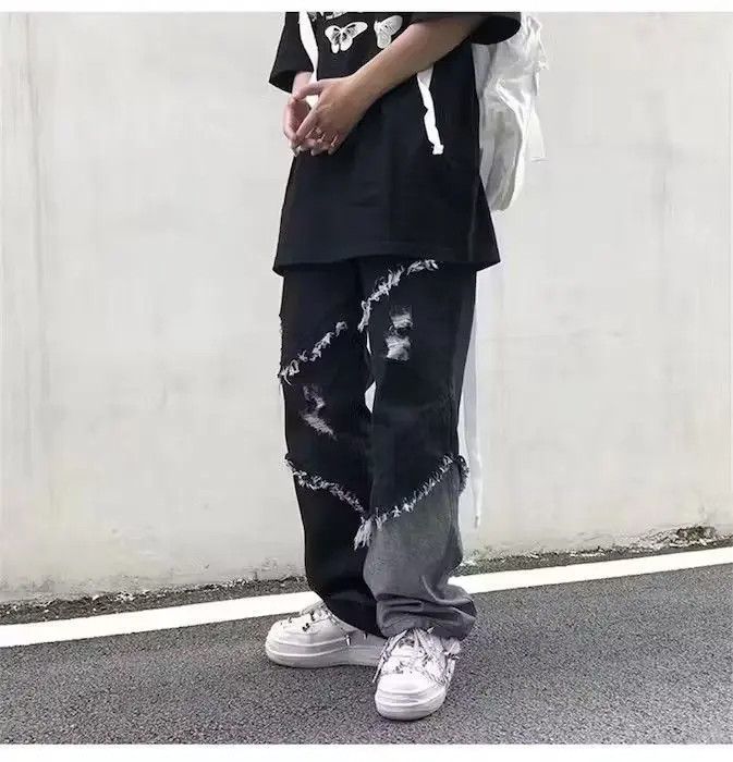 Japanese Brand Casual Vintage Straight Leg KPOP Style Size US 32 / EU 48 - 1 Thumbnail