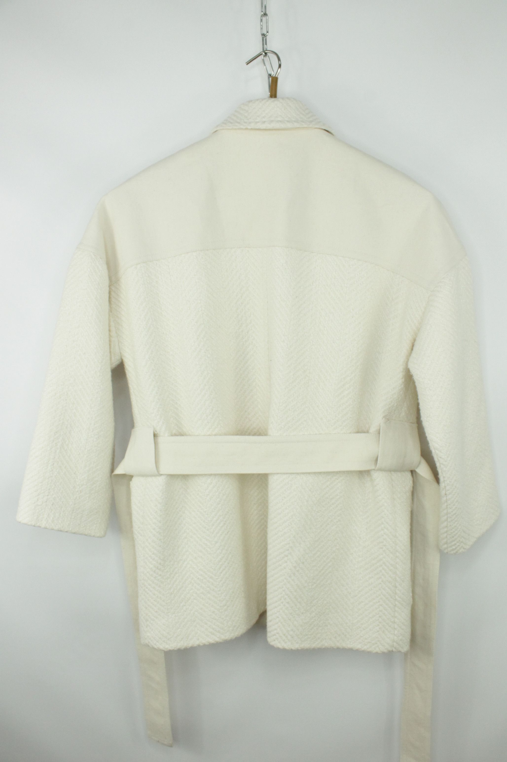 Other Claudie Pierlot Gerome Belted Cotton-Blend Twill Jacket Size XS / US 0-2 / IT 36-38 - 13 Thumbnail