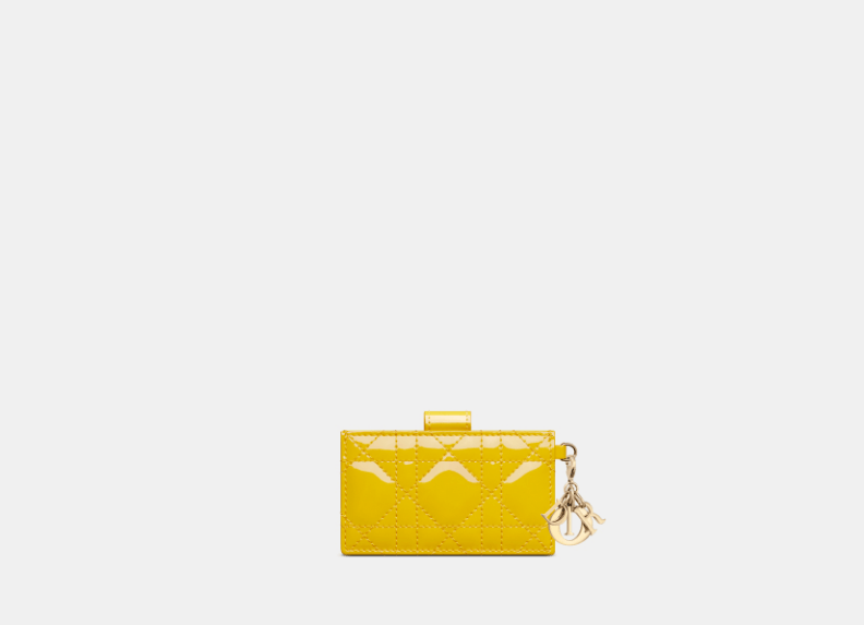 Dior o1w1db10426 S0074O Size : OS / Card Holder in Yellow Size ONE SIZE - 4 Thumbnail