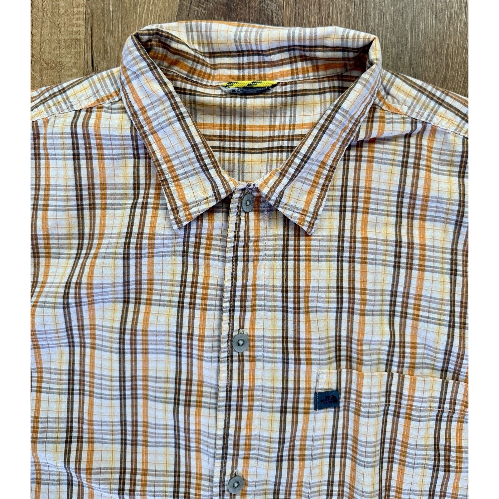 The North Face The North Face Men’s Beige Plaid SS Button Down Size XL Size US XL / EU 56 / 4 - 5 Thumbnail