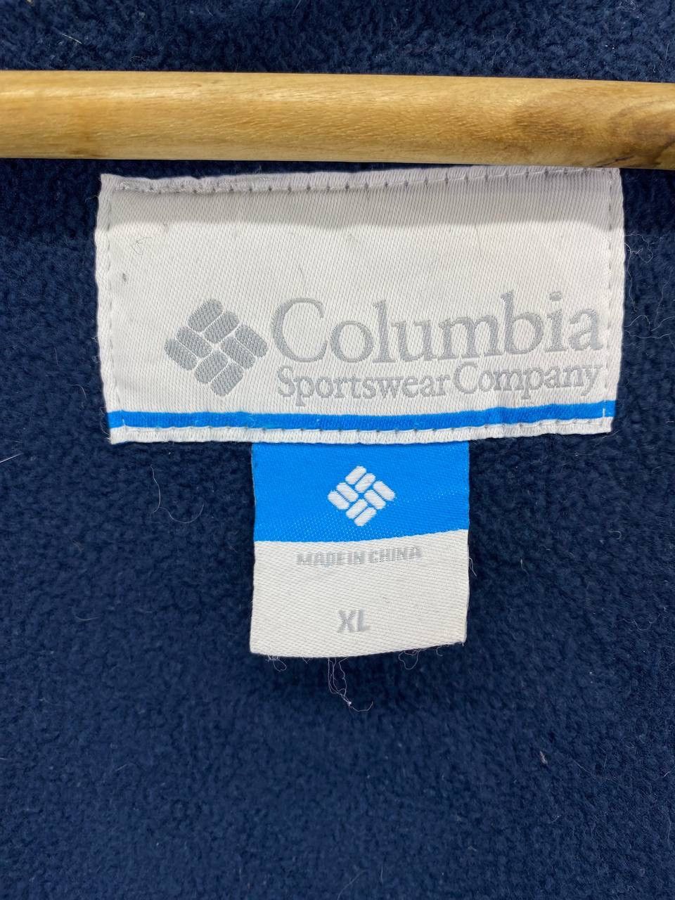 Columbia Vintage Columbia Hooded Zip Up Denim Jacket Size US XL / EU 56 / 4 - 8 Thumbnail