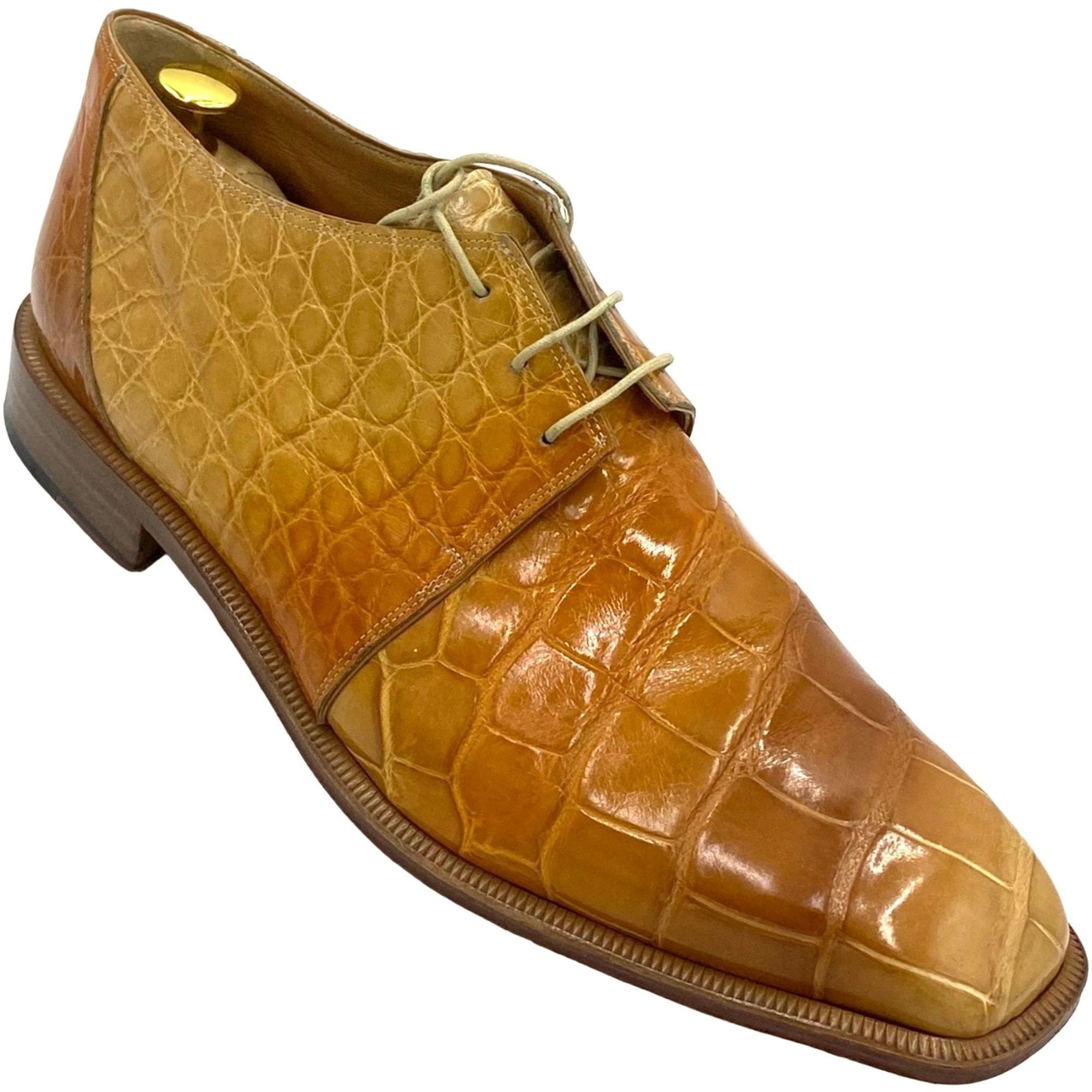 Mauri Vintage Mauri Exotic Full Alligator Men 14 Italian Tan Brown Size US 14 / EU 47 - 14 Thumbnail