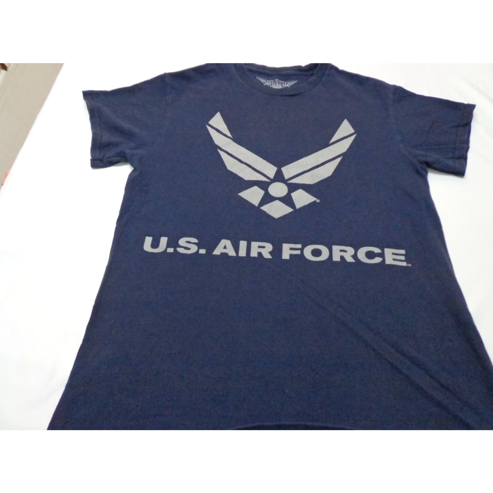 Vintage US Air Force 'Flight' 7.62 Design T-Shirt Mens Size S Blue Size US S / EU 44-46 / 1 - 3 Thumbnail