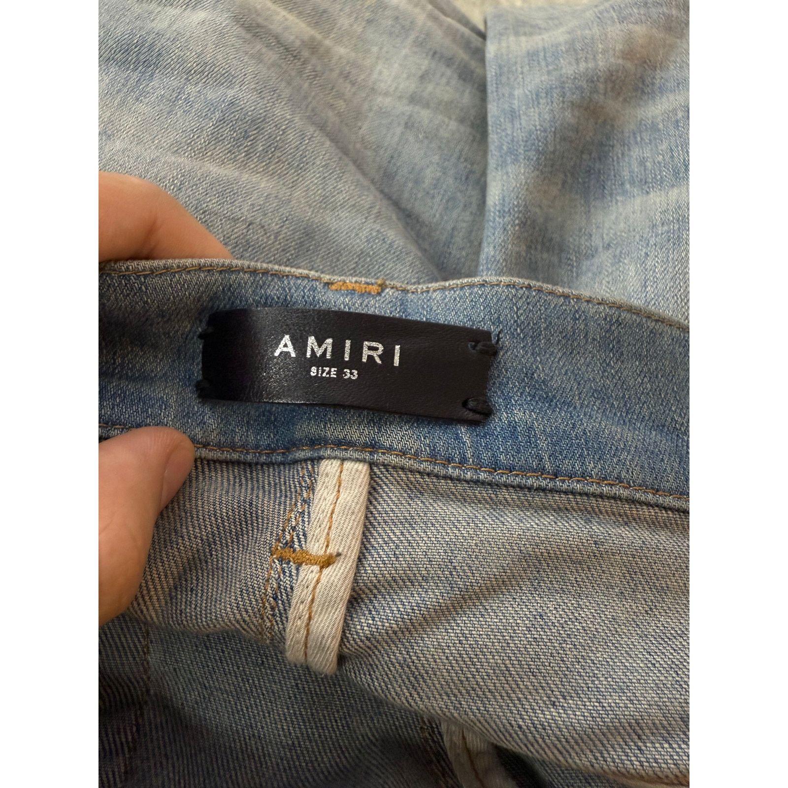 Amiri Amiri Vintage Wash Blue Jeans Size US 33 - 2 Thumbnail