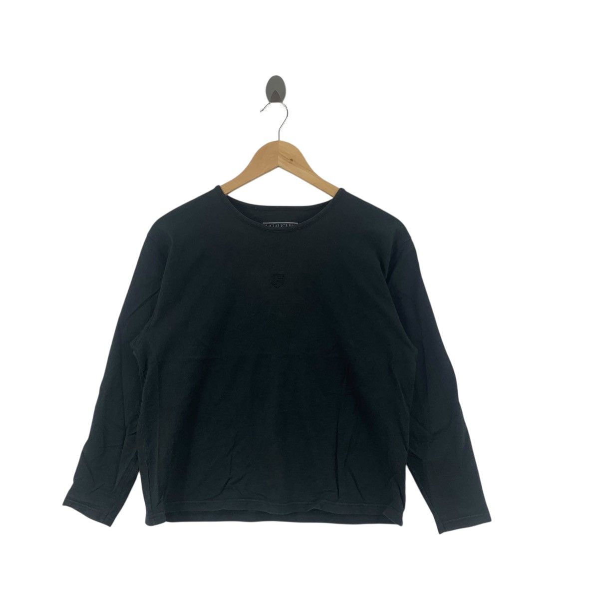 J.McLaughlin Vintage J.MCLAUGHLIN Center Embroidered Logo Tee Shirt Top Size M / US 6-8 / IT 42-44 - 3 Thumbnail