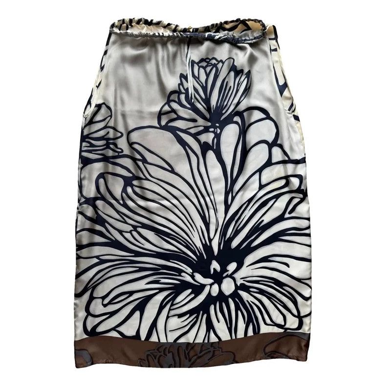 Loro Piana LORO PIANA sizeL Women's silk skirt Size 42" / US 20 - 1 Thumbnail