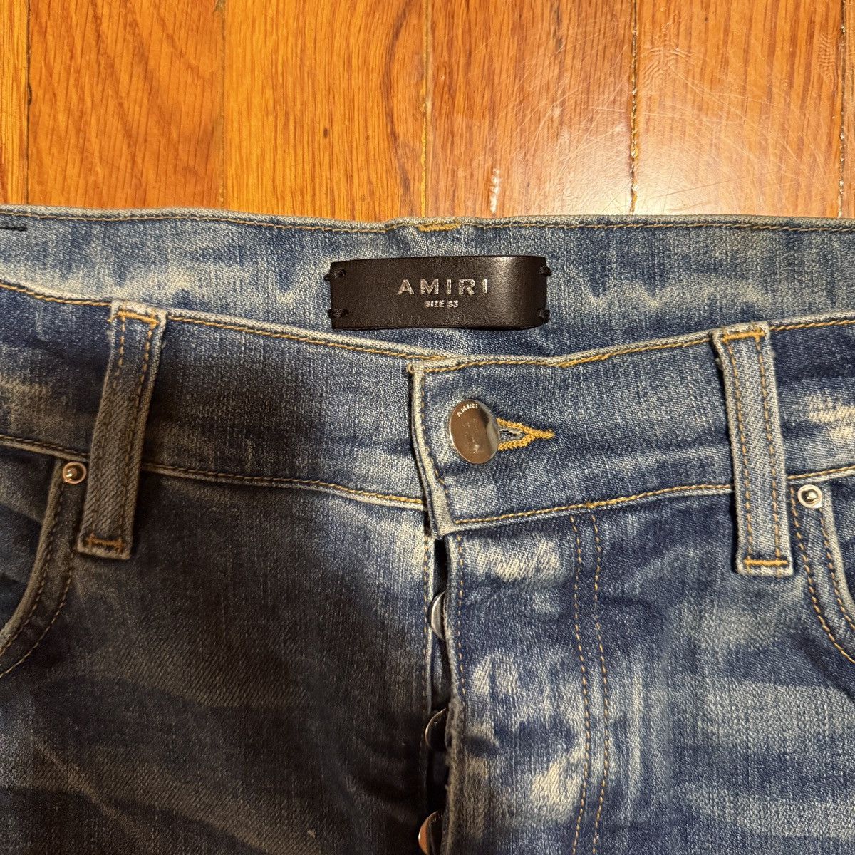 Amiri Amiri Track Jeans Size US 33 - 2 Thumbnail
