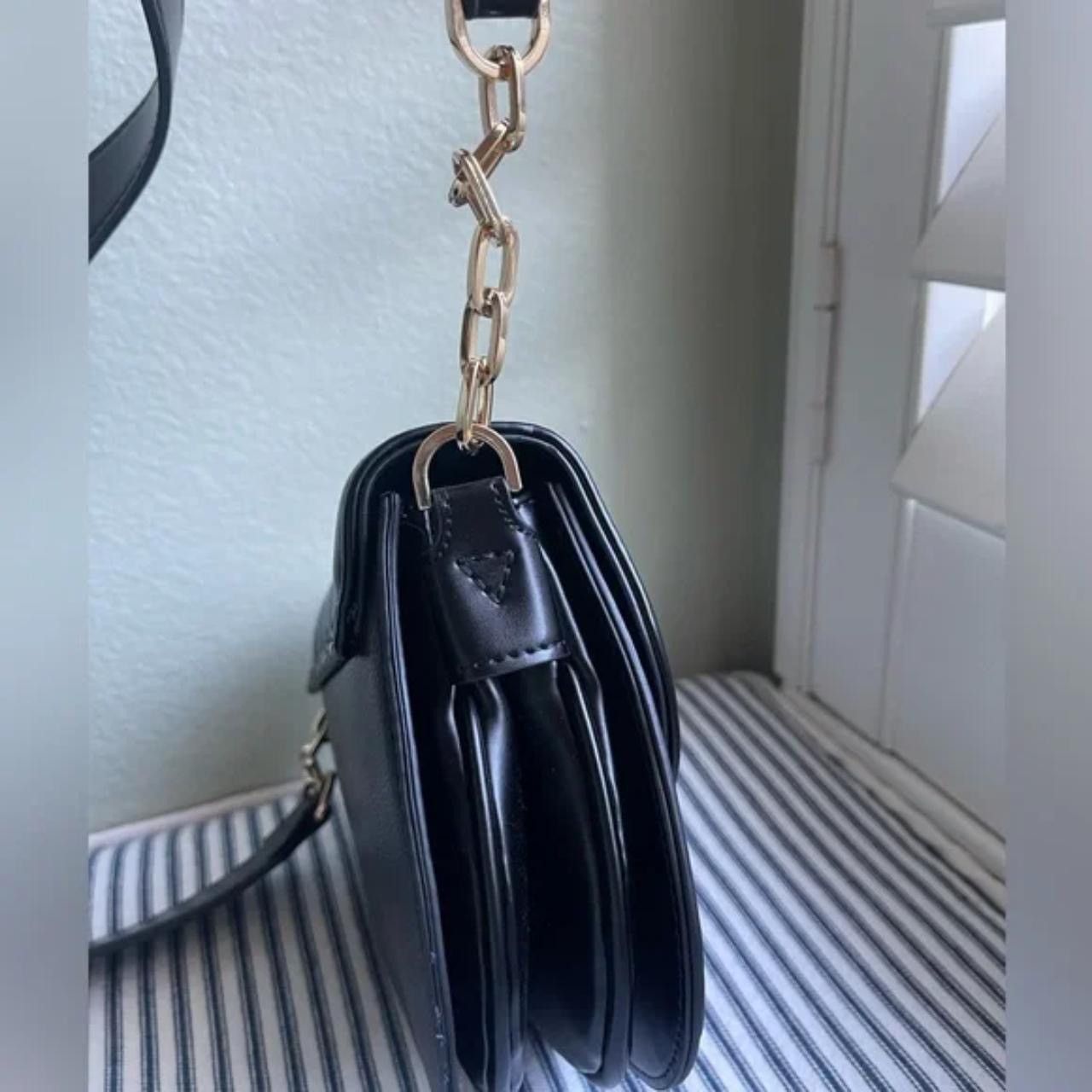 Topshop Topshop - Black leather crossbody bag Size ONE SIZE - 7 Thumbnail
