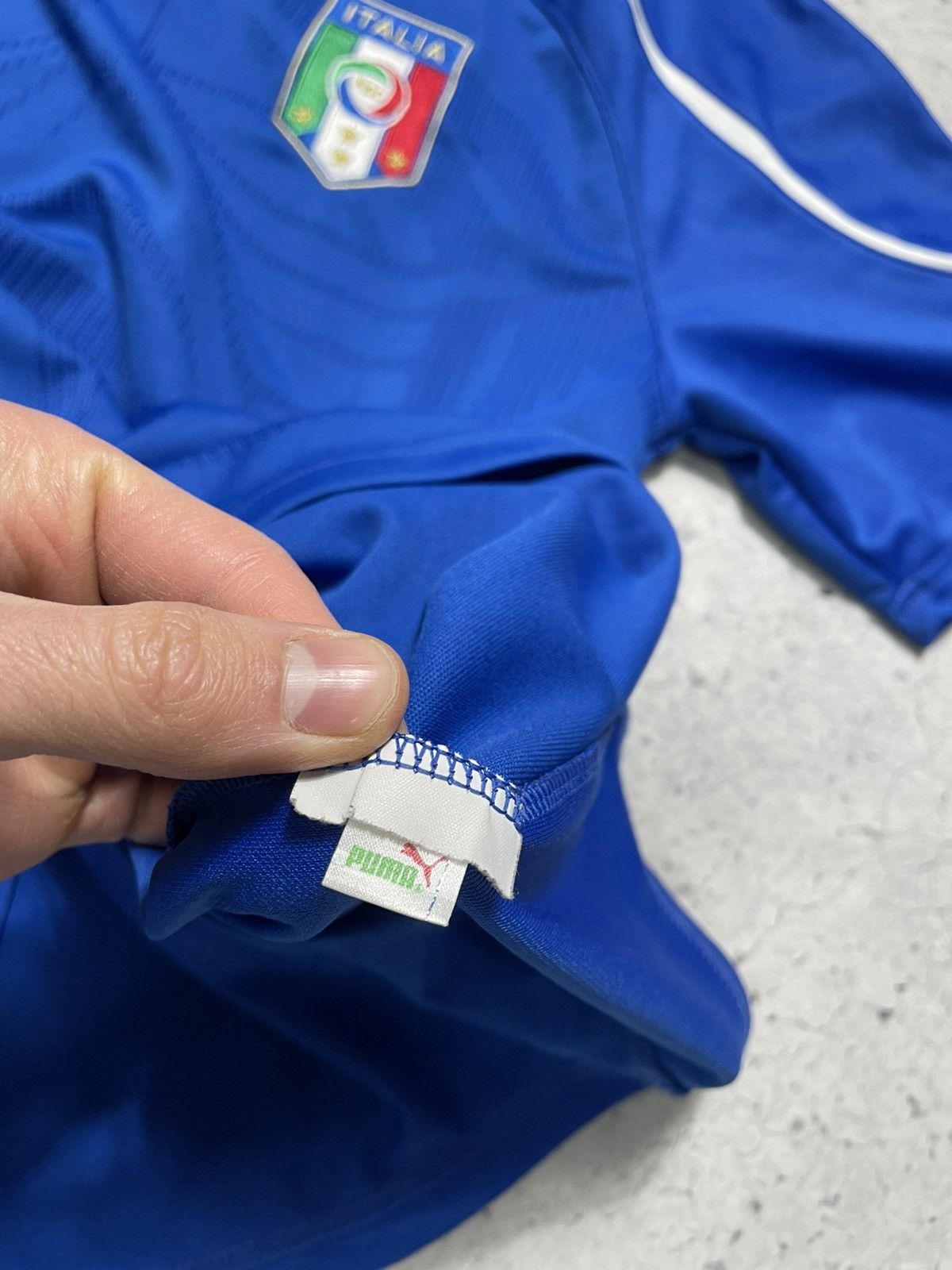 Puma Vintage Puma Italia National Team Soccer Jersey Y2K Size US M / EU 48-50 / 2 - 9 Thumbnail