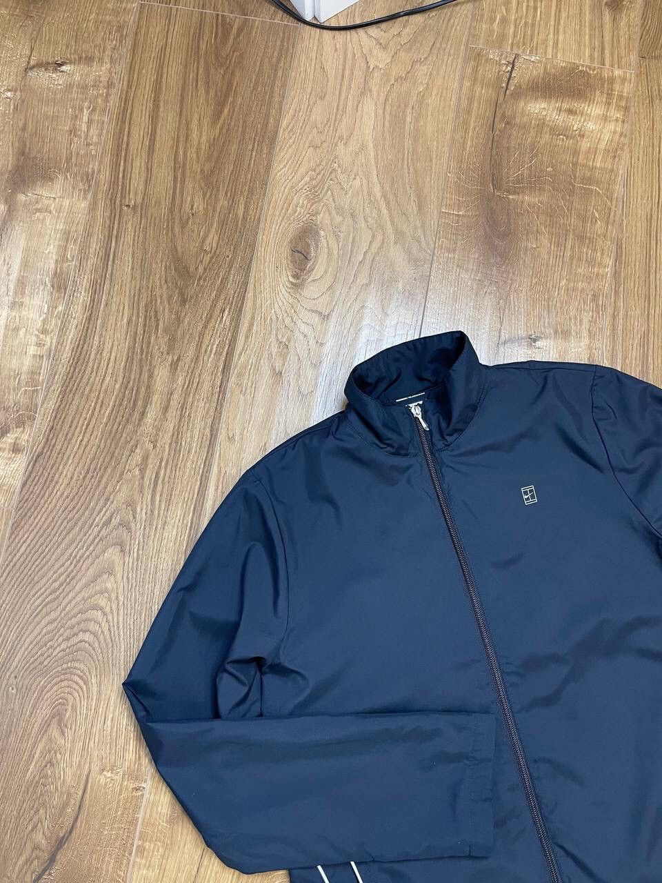 Vintage Nike Court 90's Y2K Style Drill Nylon Jacket Bomber