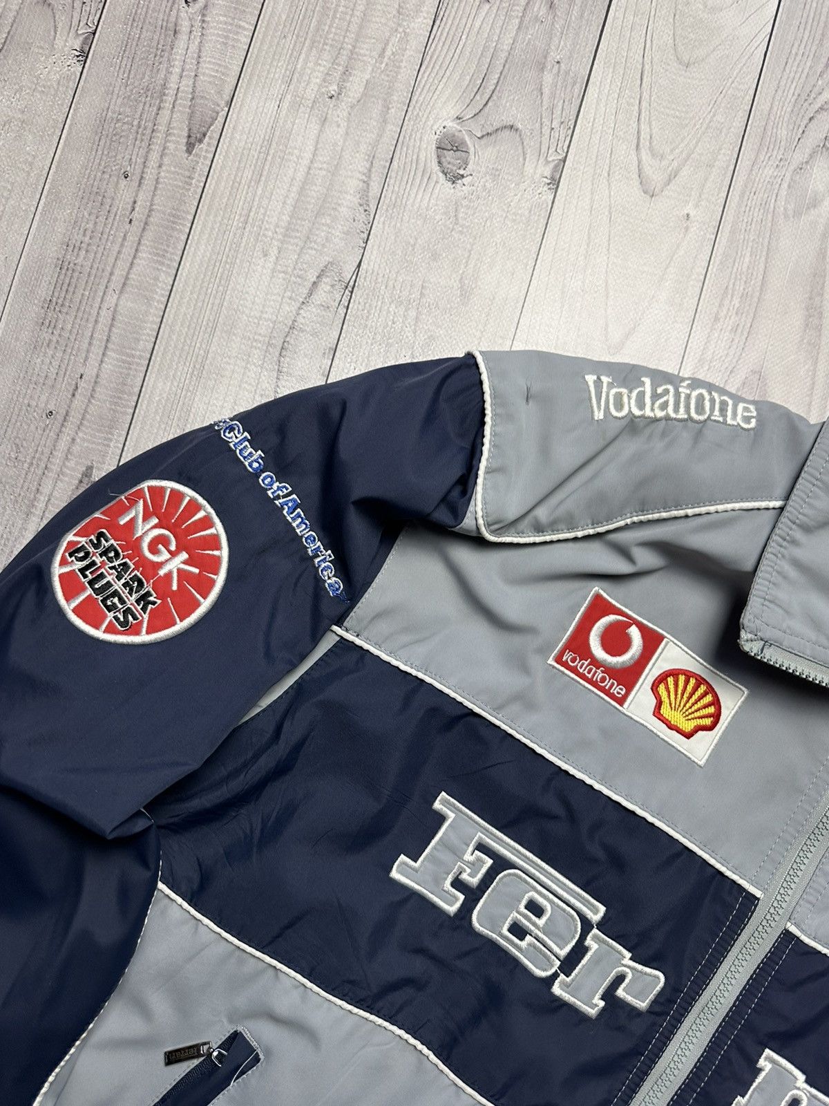 Vintage Vintage Ferrari racing jacket big logo rare size M Size US M / EU 48-50 / 2 - 6 Thumbnail