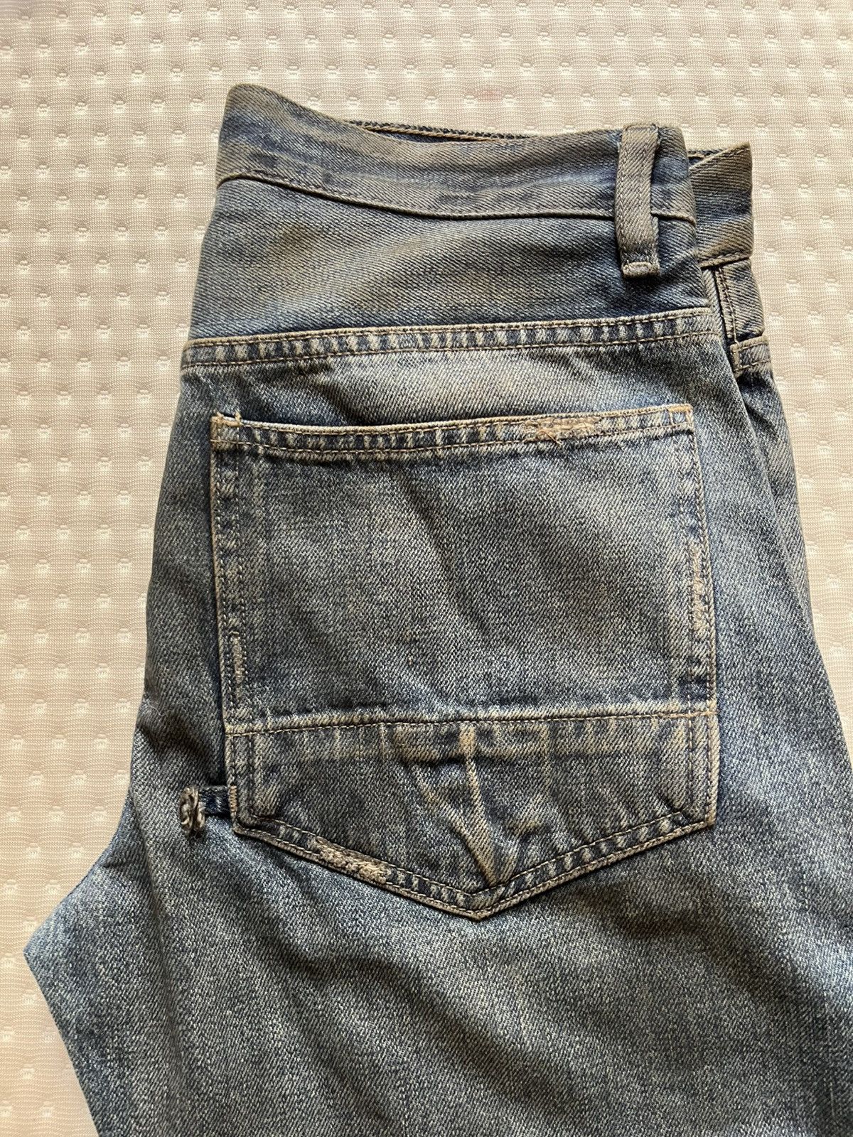 Rick Owens Rick Owens SLAB 2001 Mud Washed Denim Size US 27 - 7 Thumbnail
