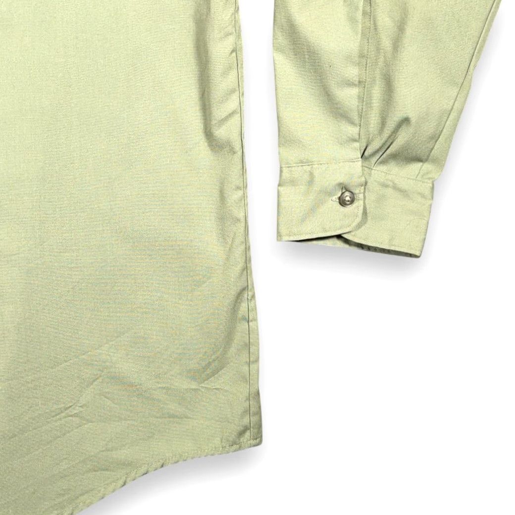 Sears VINTAGE Sears Shirt Adult 2XL Green 70s Workwear Perma-Prest Sage Button-Up Long Sleeve Size US XXL / EU 58 / 5 - 6 Thumbnail