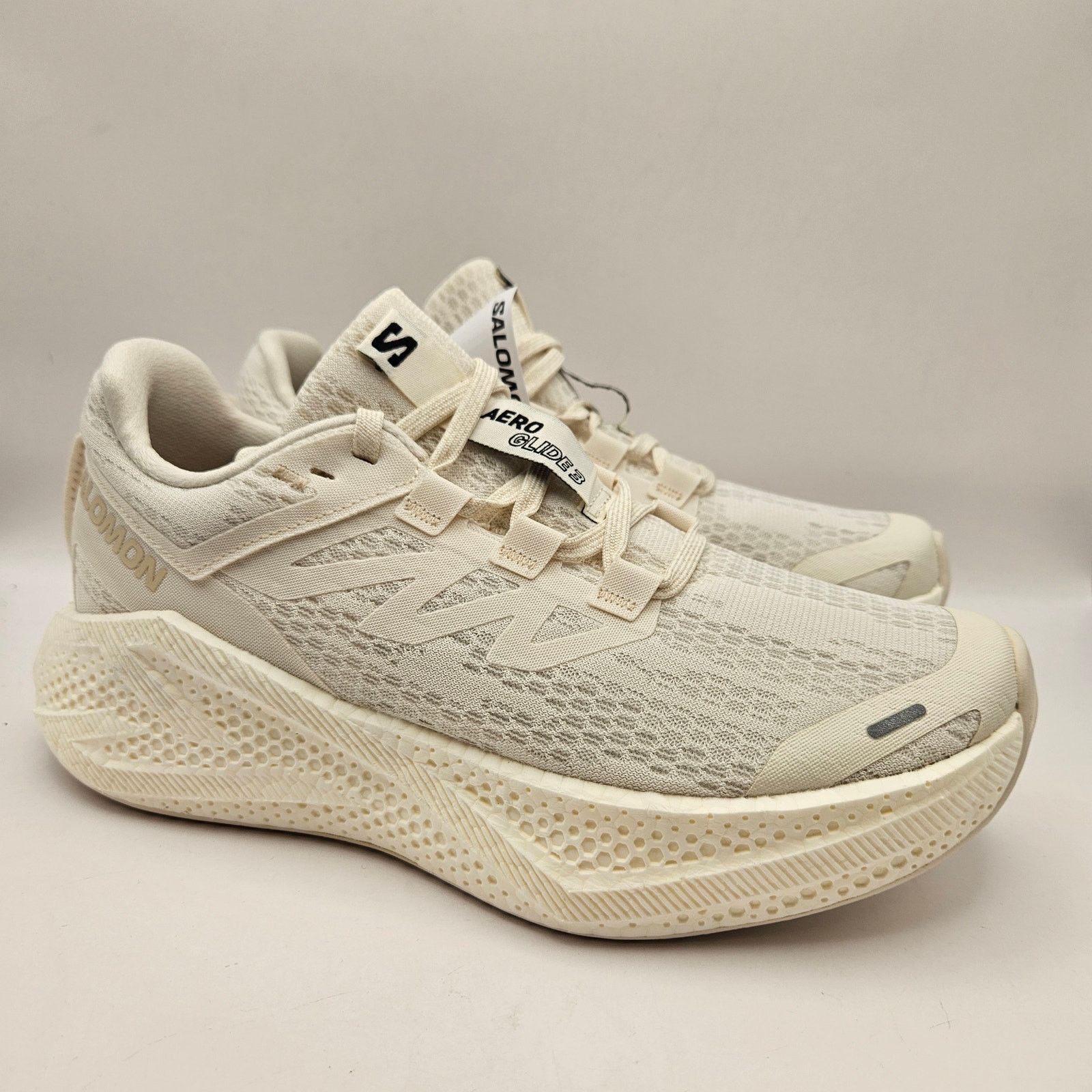 Salomon SALOMON WOMEN'S 7 AERO GLIDE 3 W VANILLA INCE CREAM RUNNING Size US 7 / IT 37 - 4 Thumbnail
