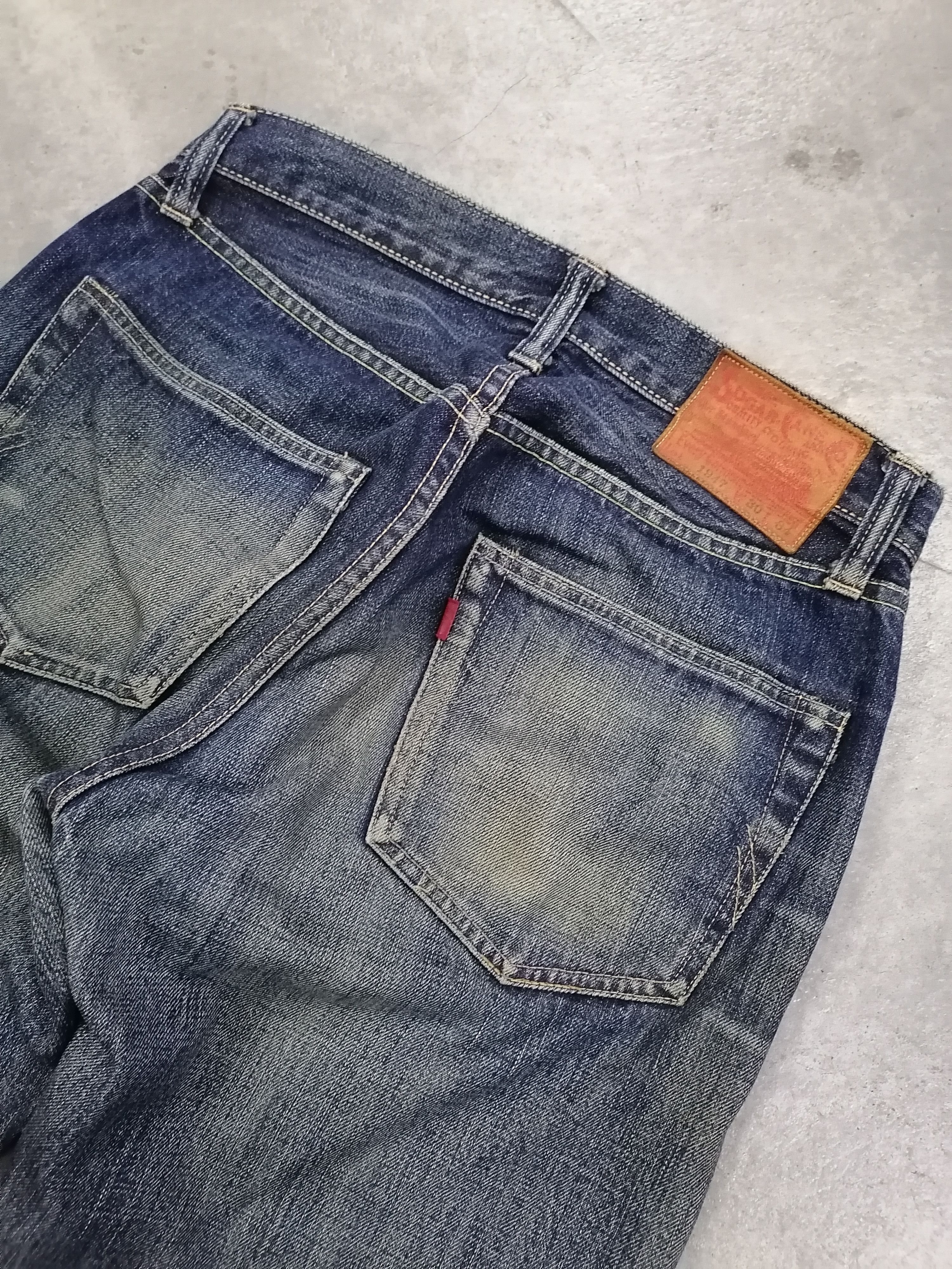 Japanese Brand × Sugar Cane Sugar Cane Lot 1947 Selvedge Distressed Denim Short Pants Size US 30 / EU 46 - 8 Thumbnail