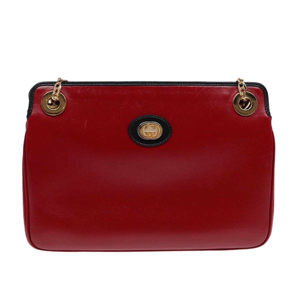 Gucci Marina Red Leather Shoulder Bag (Pre-Owned) Size ONE SIZE - 1 Thumbnail