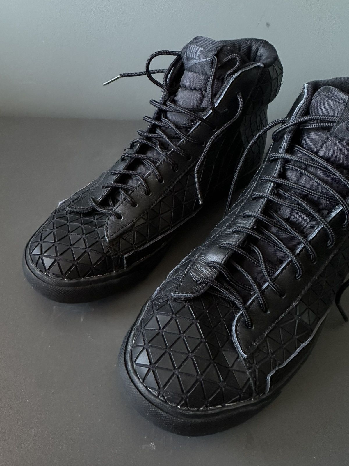 Nike Nike Blazers Mid Metric Black Size 40 Size US 7 / EU 40 - 2 Thumbnail