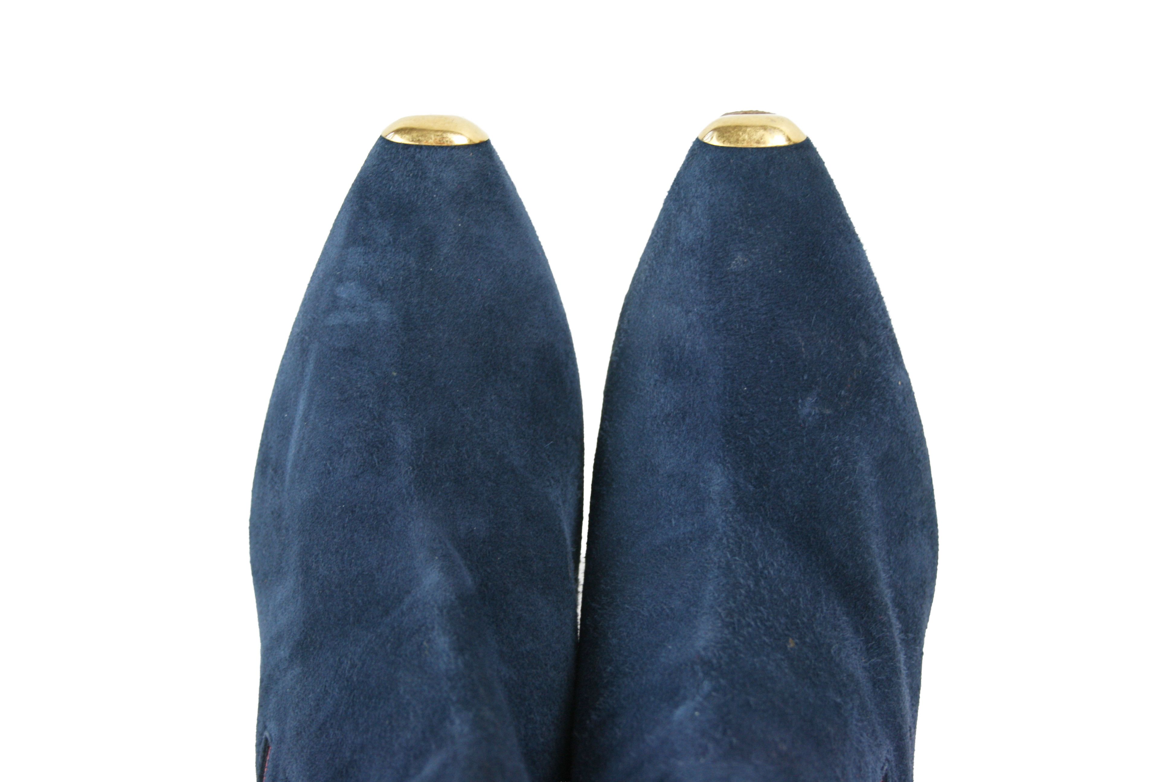 Alexander McQueen 00S Napoleon Y2K Ankle Suede Boots Vintage Size US 7.5 / IT 37.5 - 8 Thumbnail