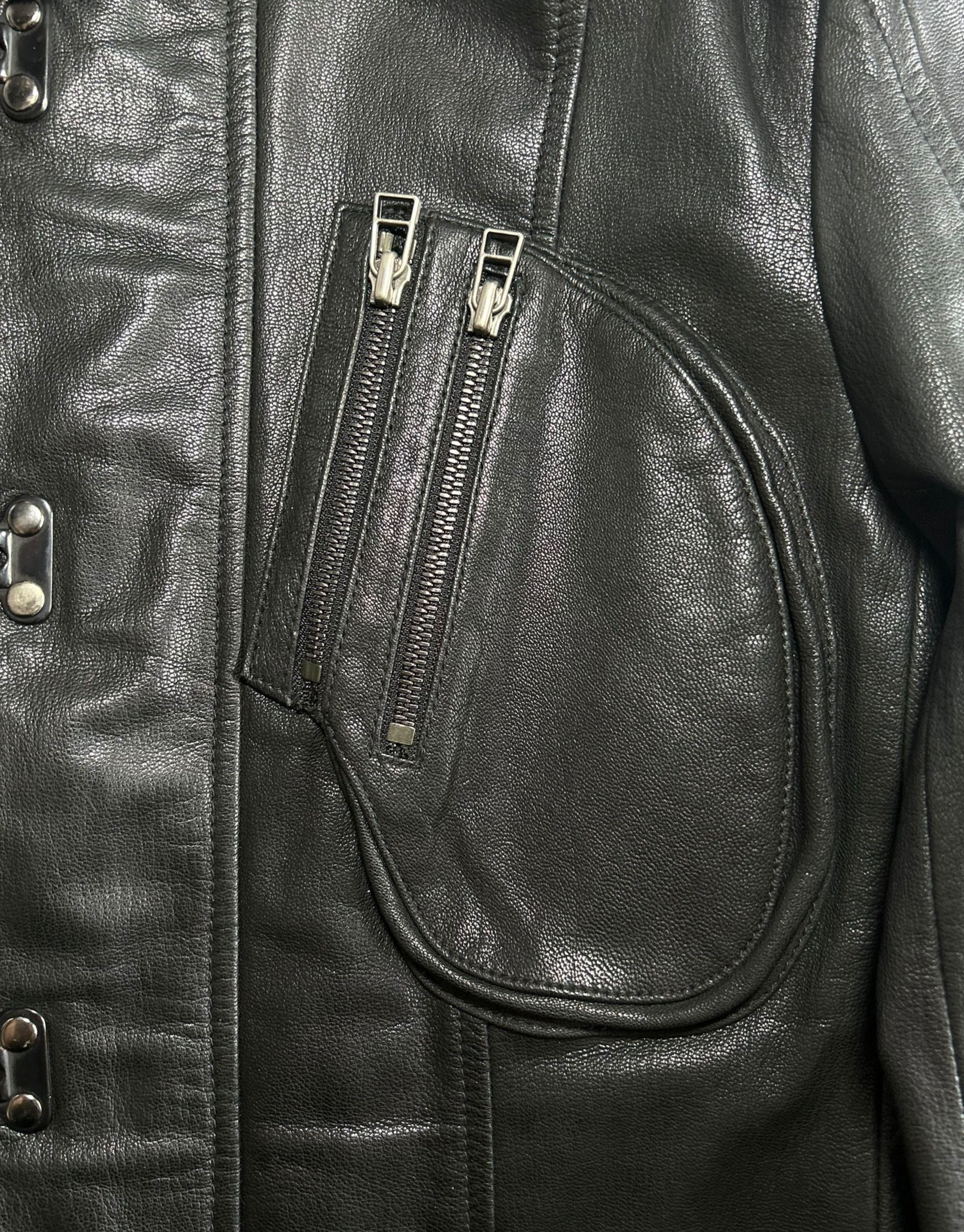 Yasuyuki Ishii Yasuyuki Ishii AW07 Gasmask Cargo Goat Leather Jacket Size US M / EU 48-50 / 2 - 9 Thumbnail