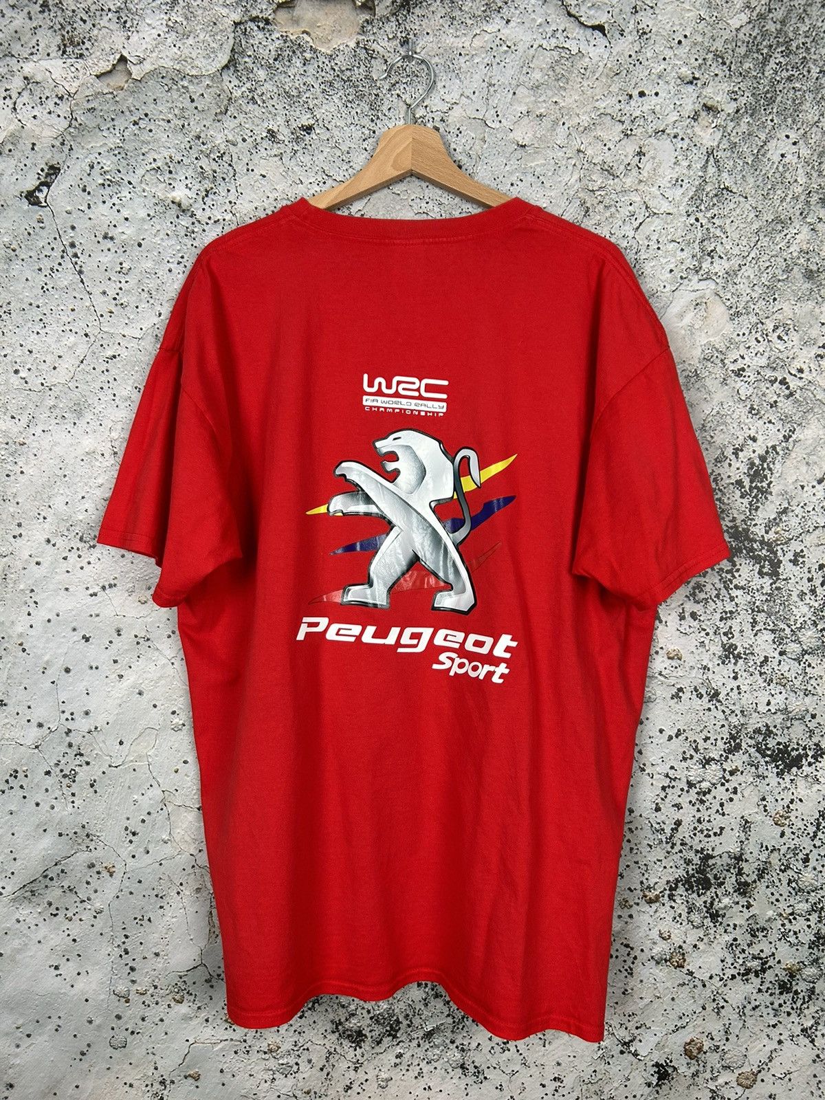 Vintage Vintage Peugeot Sport WRC Racing Graphic Tee 00s Y2K Rare Size US XXL / EU 58 / 5 - 1 Thumbnail