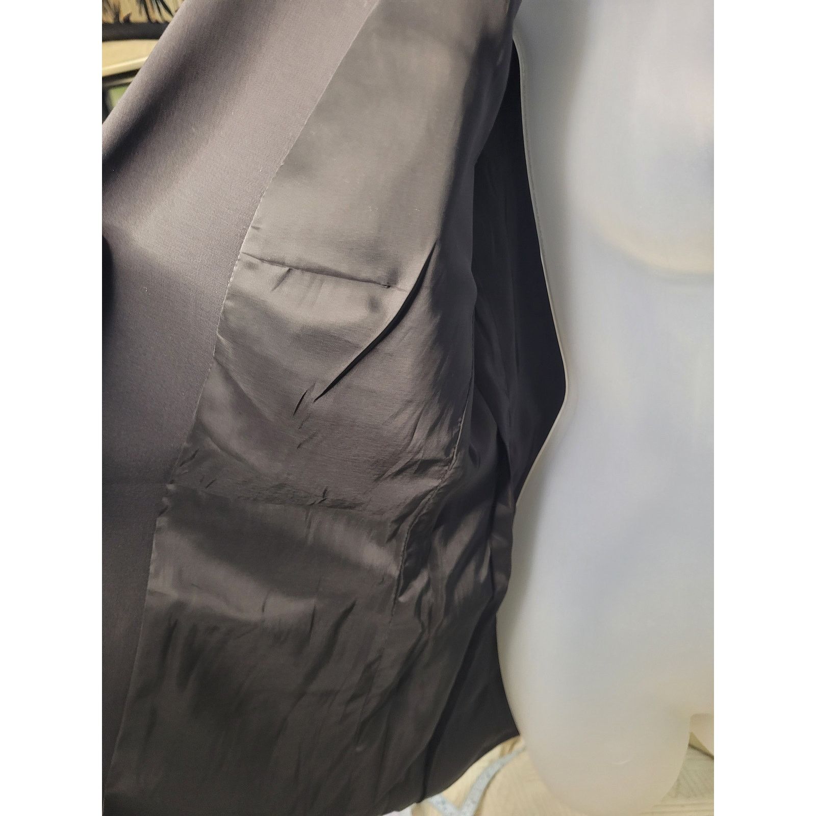Robert Talbott Talbots Black Two Button Women's Blazer Lined Pockets Sz 12 Size XL / US 12-14 / IT 48-50 - 4 Thumbnail