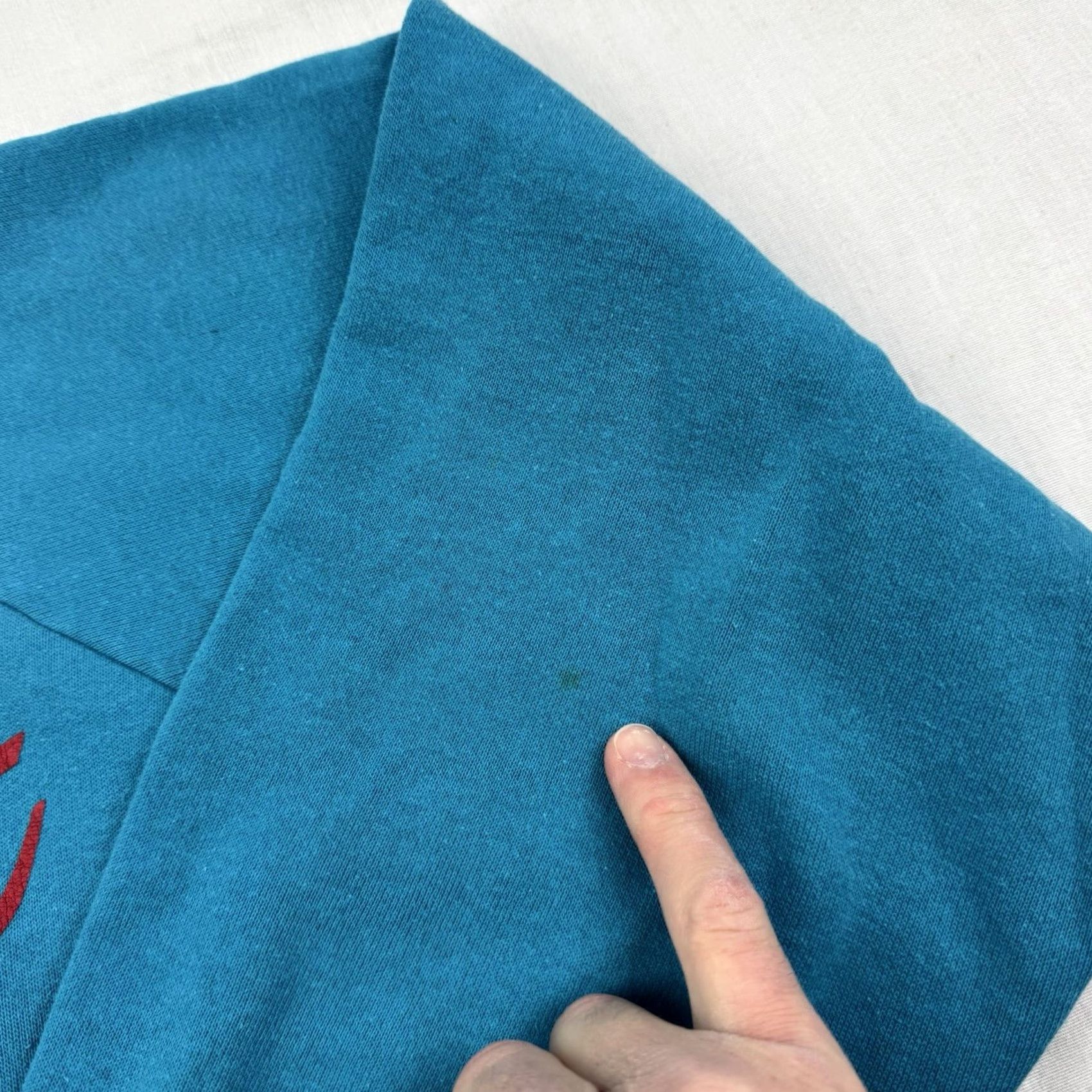 Vintage VINTAGE Connecticut Sweatshirt Adult Large Crewneck 1980s Pullover America USA Signal Blue Cotton Polyester Mens Size US L / EU 52-54 / 3 - 3 Thumbnail