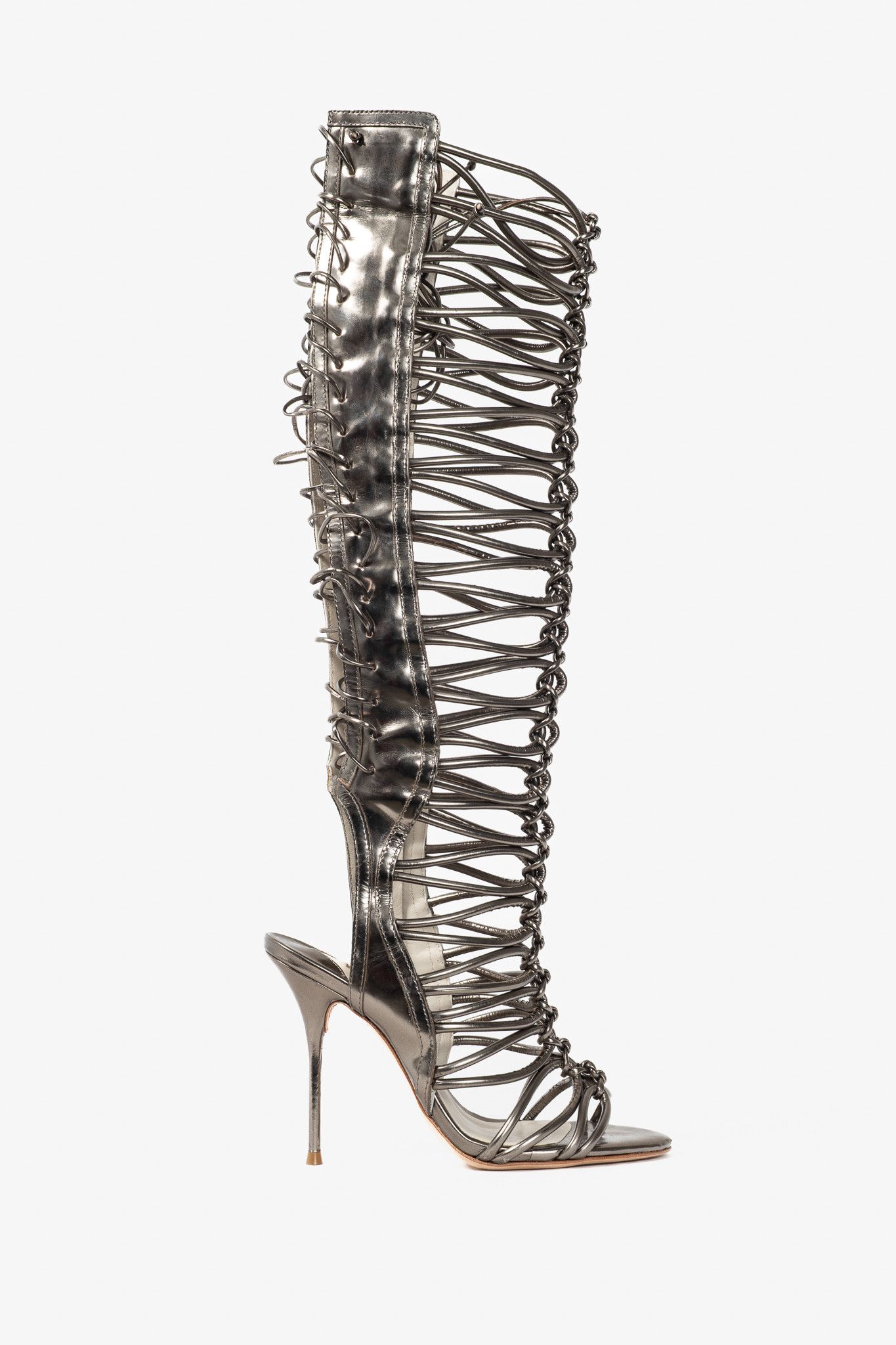 Sophia Webster Sophia Webster Clementine To-The-Knee Gladiator Sandal Boots Size US 5.5 / IT 35.5 - 1 Thumbnail